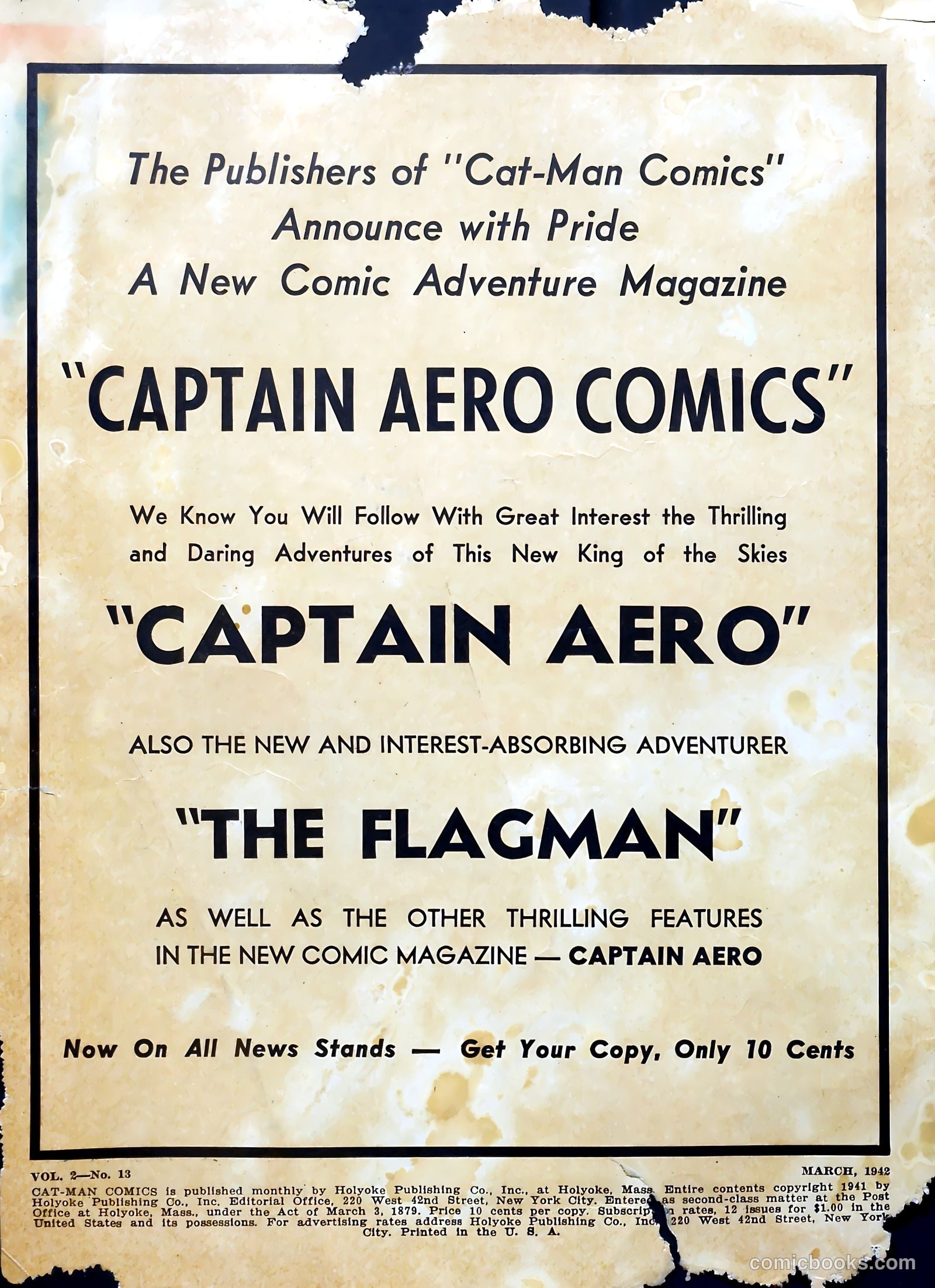 Cat-Man Comics #8 — page 2 of 68
