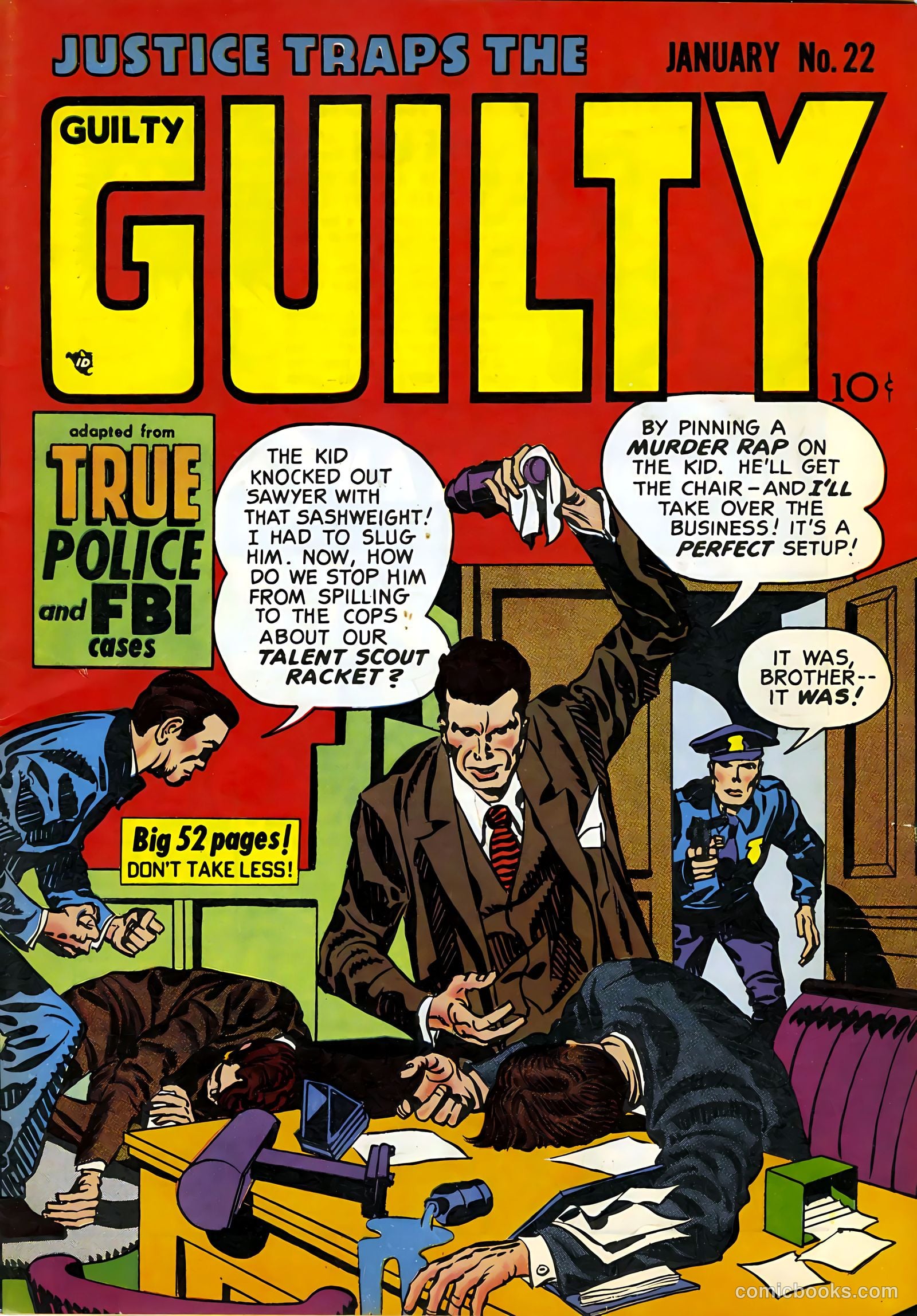 Justice Traps the Guilty #22 — page 1 of 56