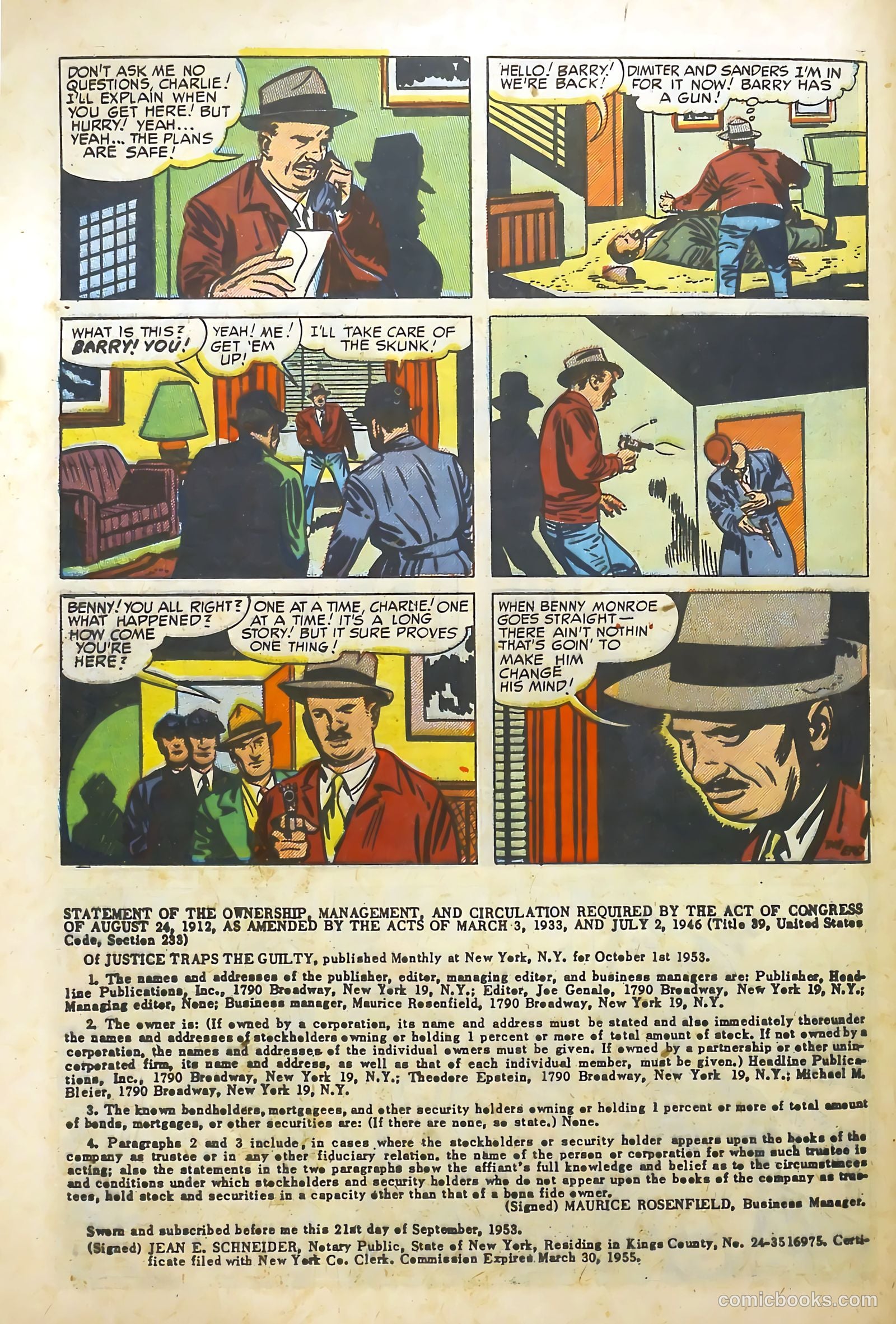 Justice Traps the Guilty #60a — page 32 of 36