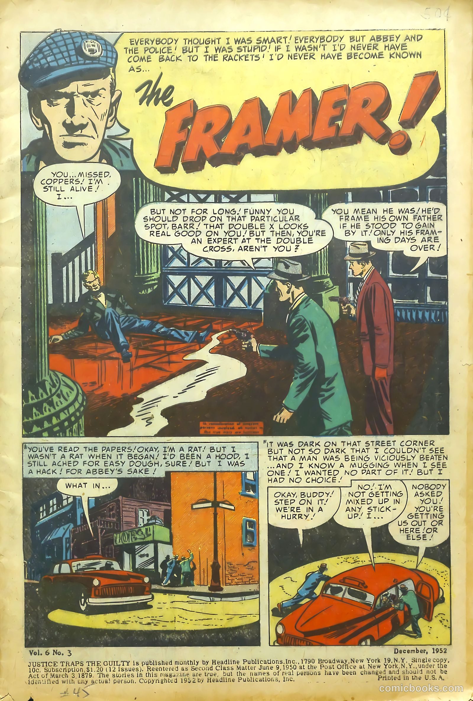 Justice Traps the Guilty #45 — page 3 of 44