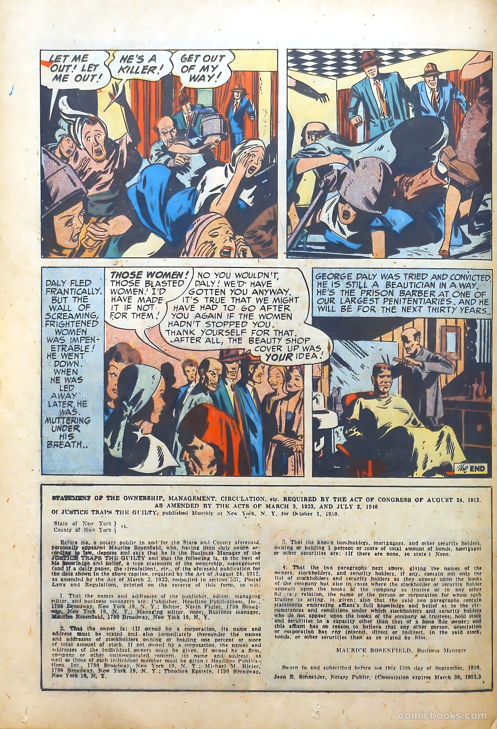 Justice Traps the Guilty #24 — page 38 of 52