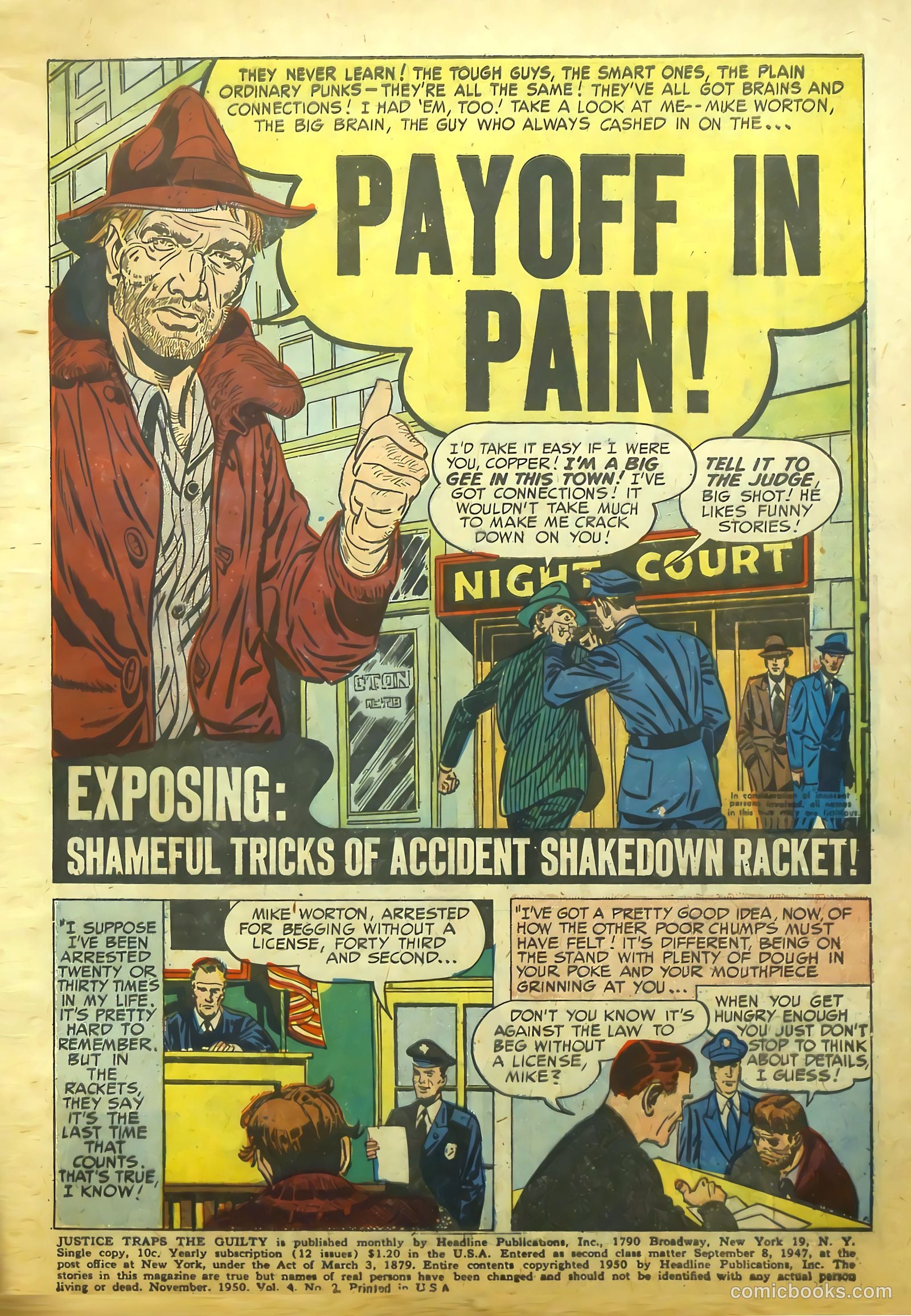 Justice Traps the Guilty #20 — page 3 of 52