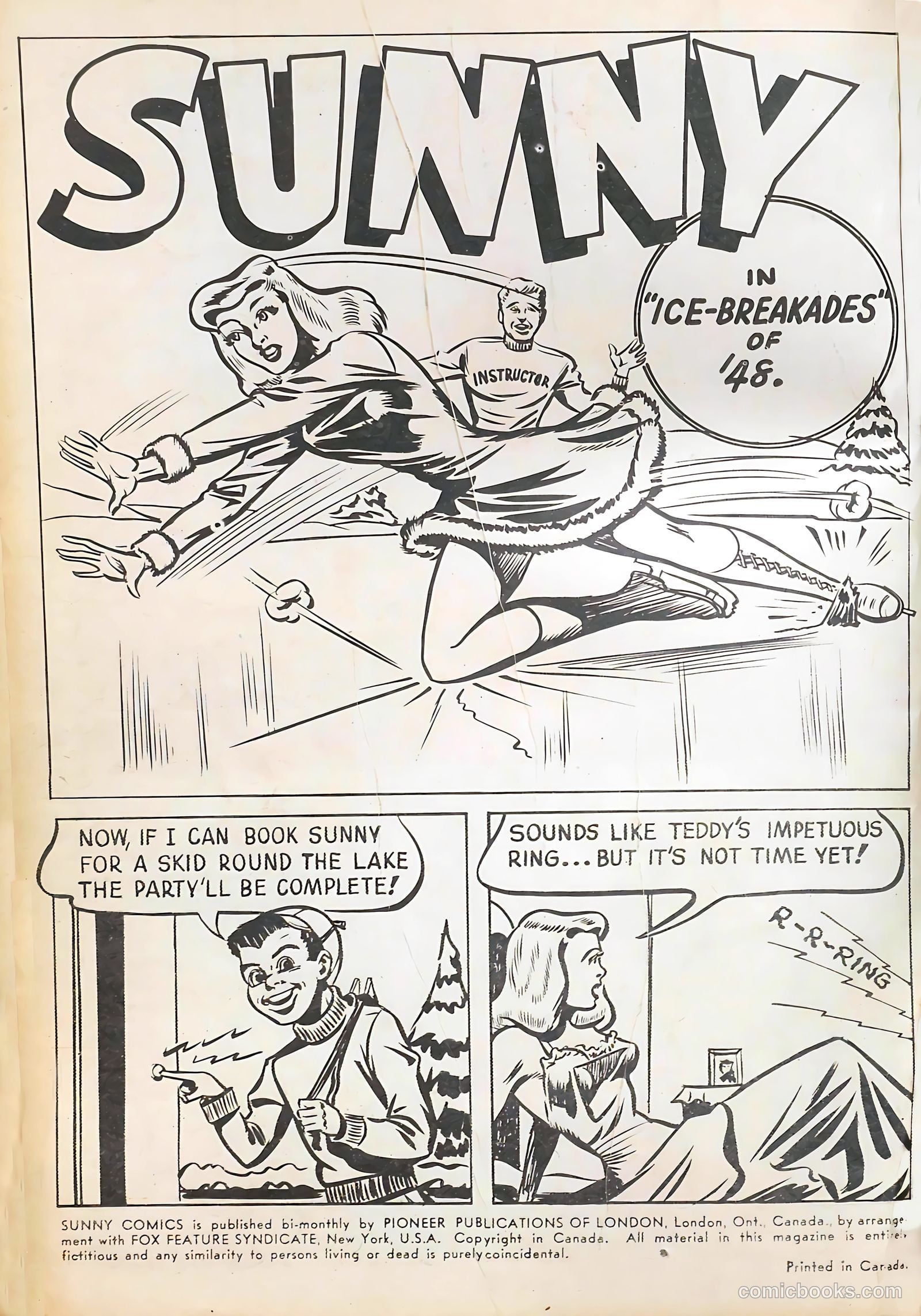 Sunny Comics #1 — page 2 of 36