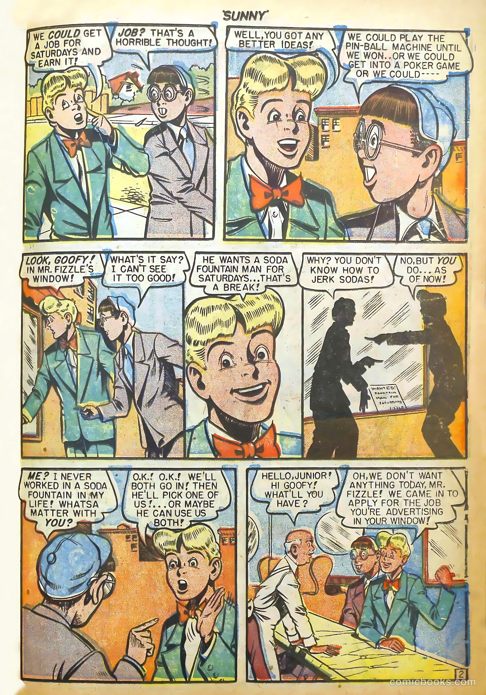 Sunny Comics #1 — page 29 of 36