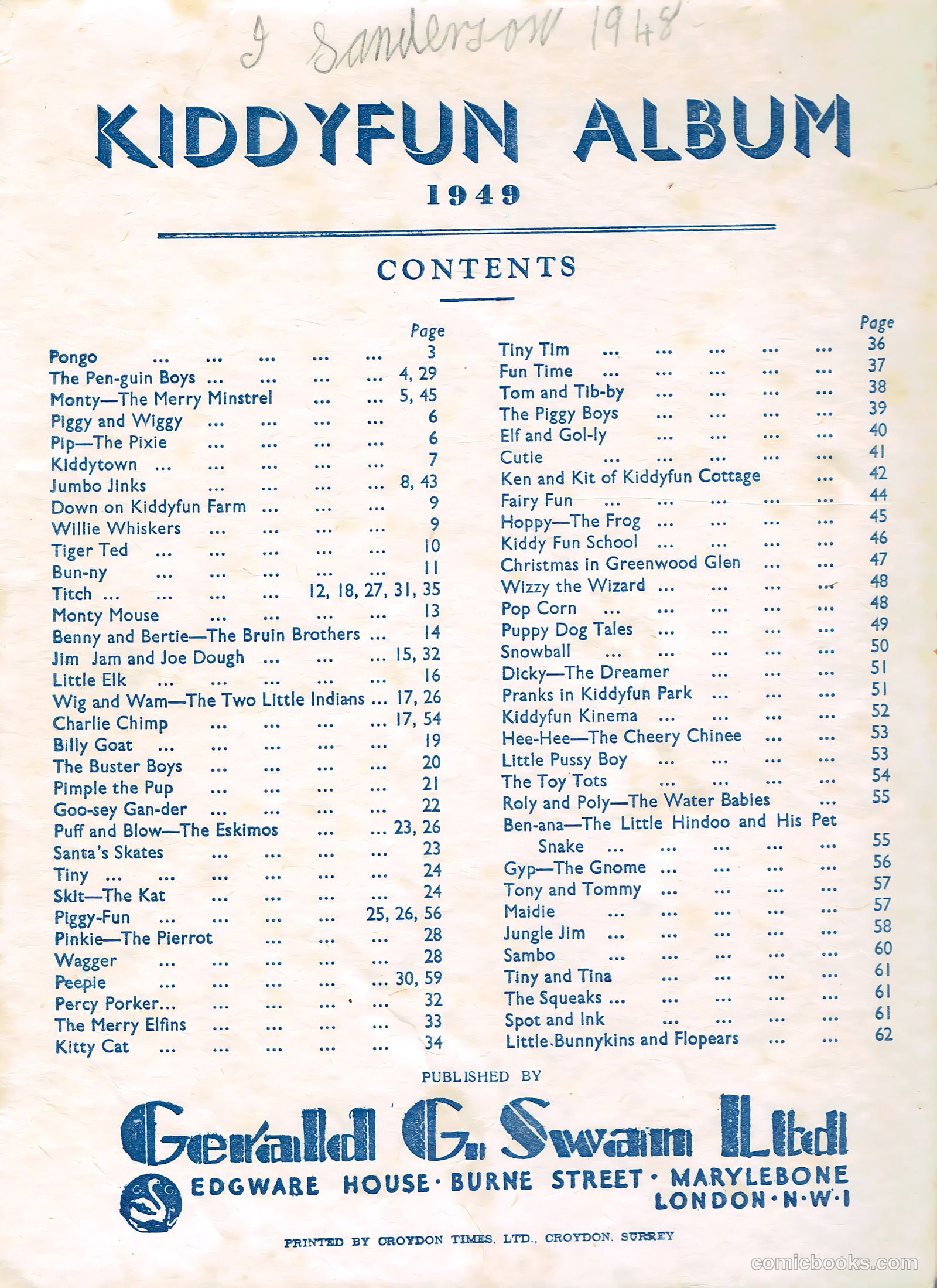 Kiddyfun Album #1949 — page 2 of 64