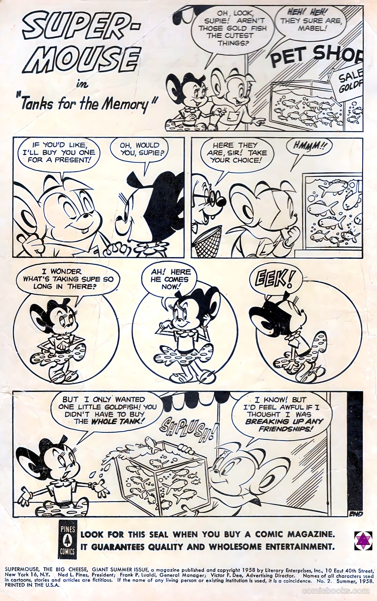Supermouse, the Big Cheese, Giant Summer Issue #1 — page 2 of 84