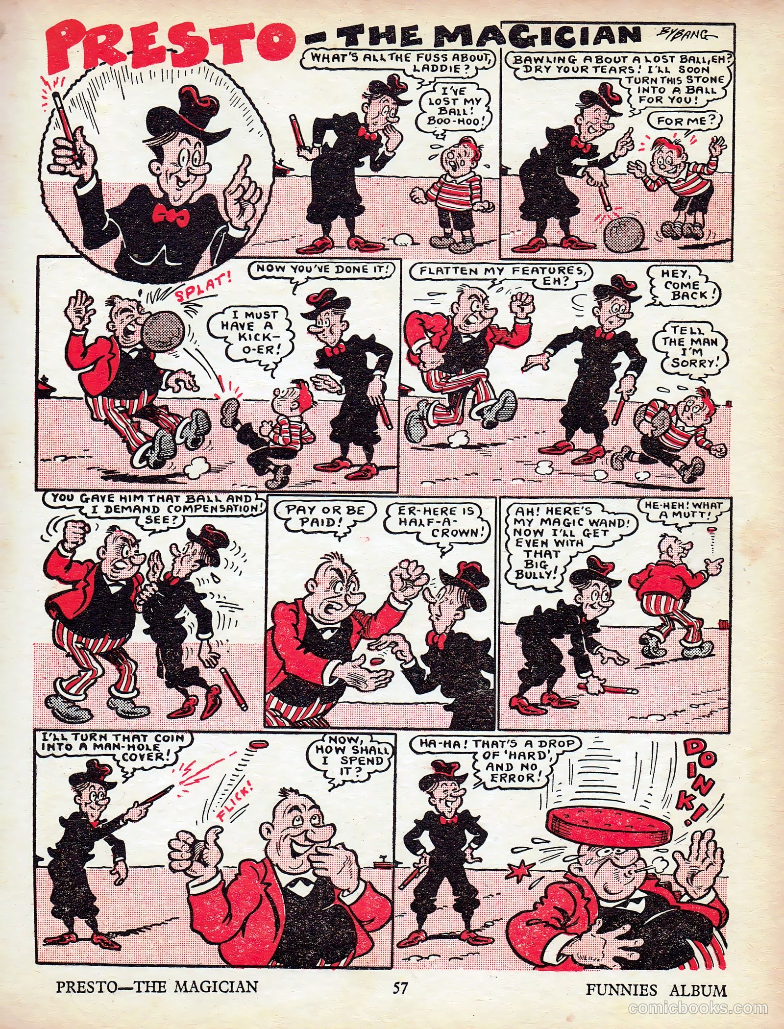 Funnies Album 1956 Part #1 — page 54 of 55