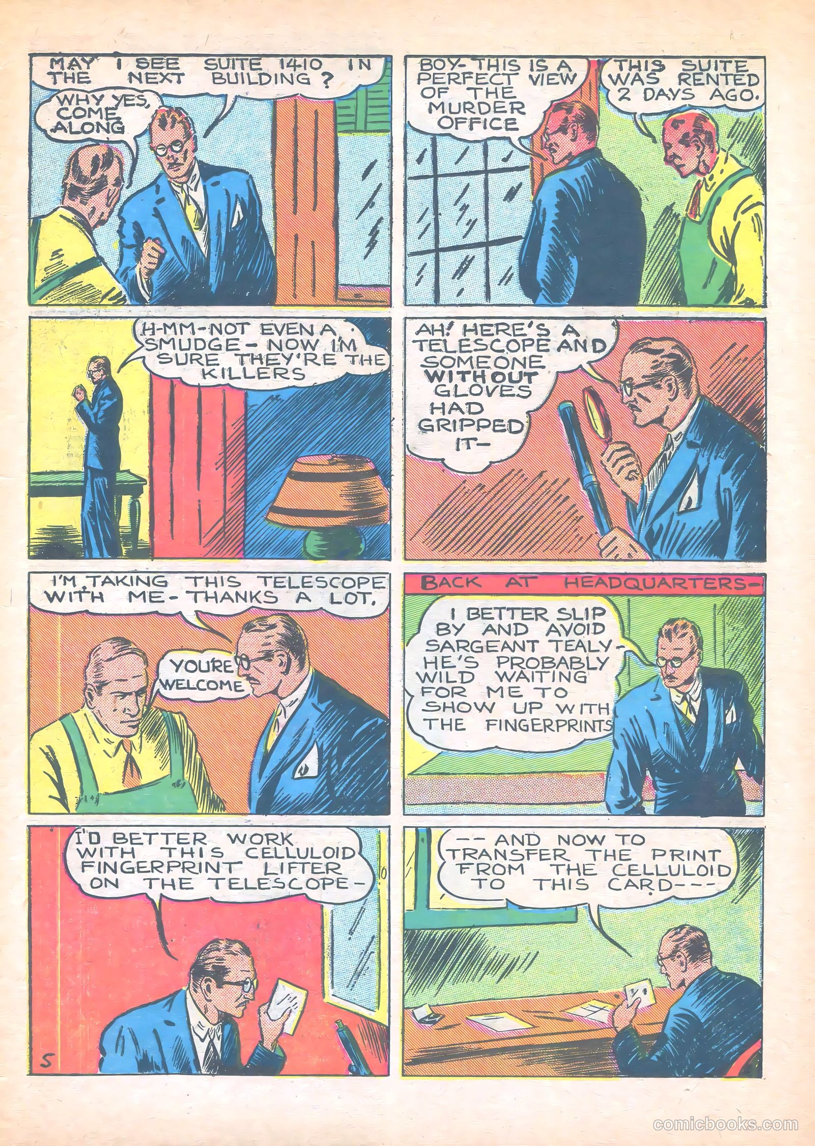 Keen Detective Funnies 12 v2 #8 — page 7 of 68