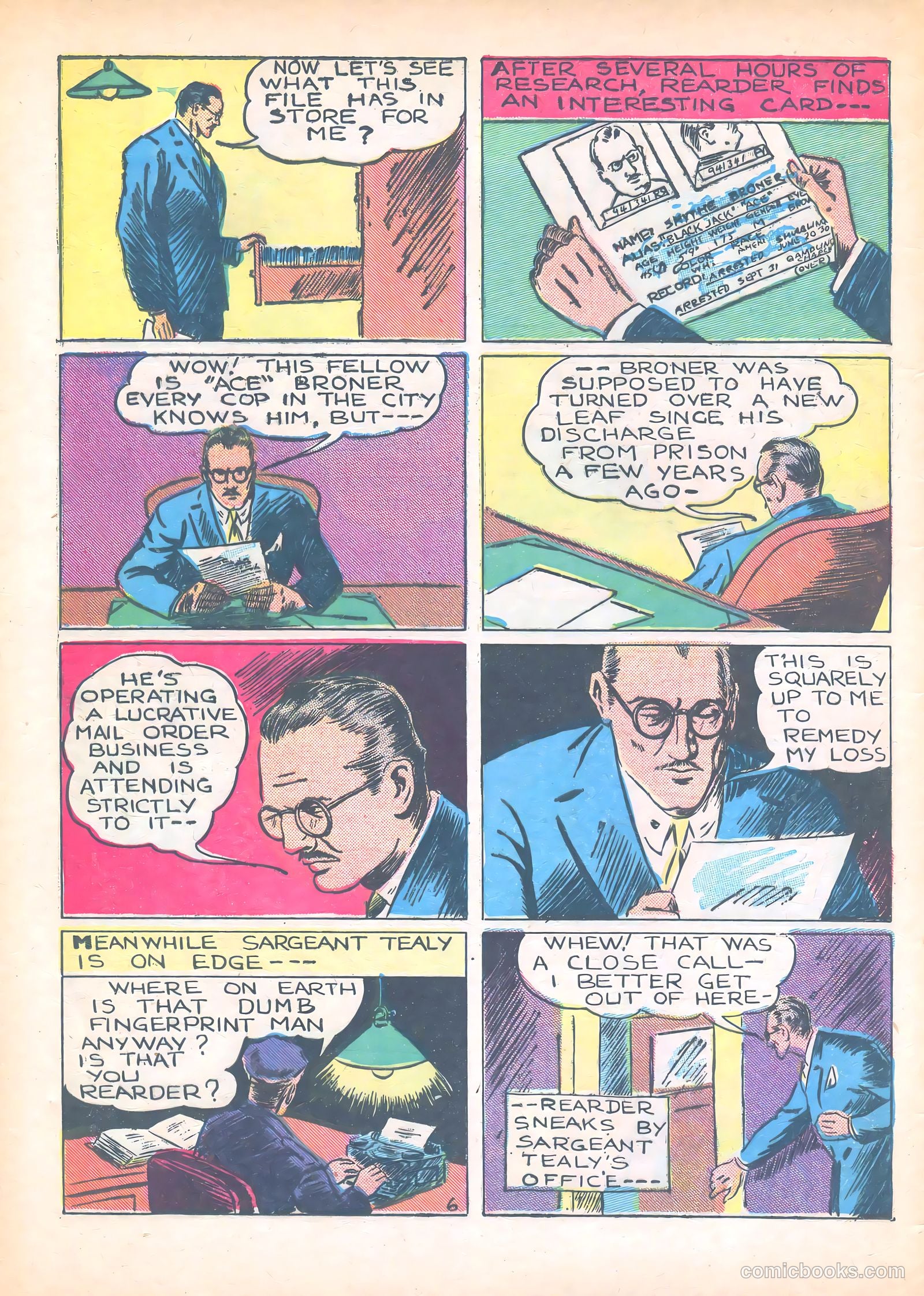 Keen Detective Funnies 12 v2 #8 — page 8 of 68
