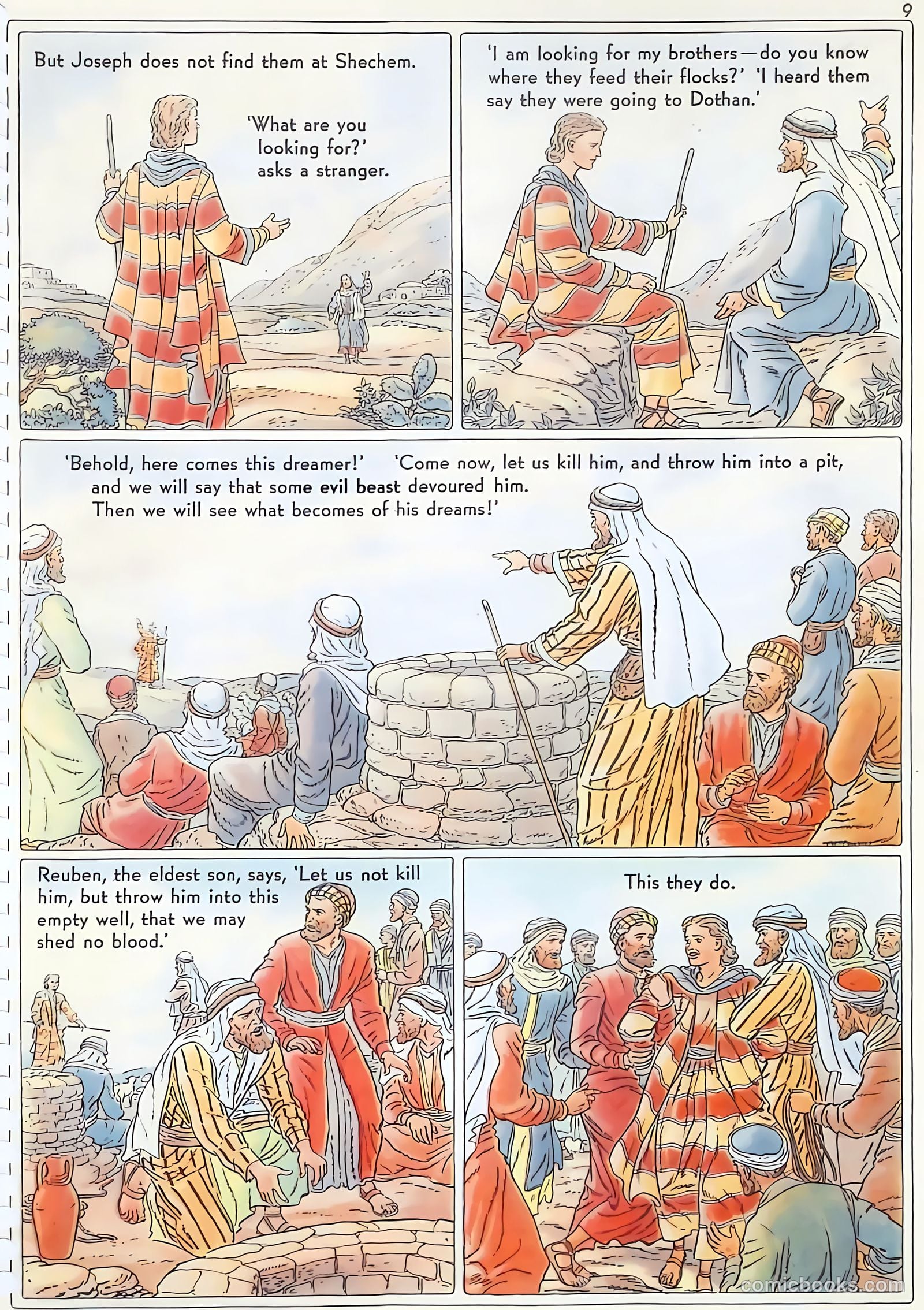 The Life of Joseph Visualized #1 — page 9 of 48