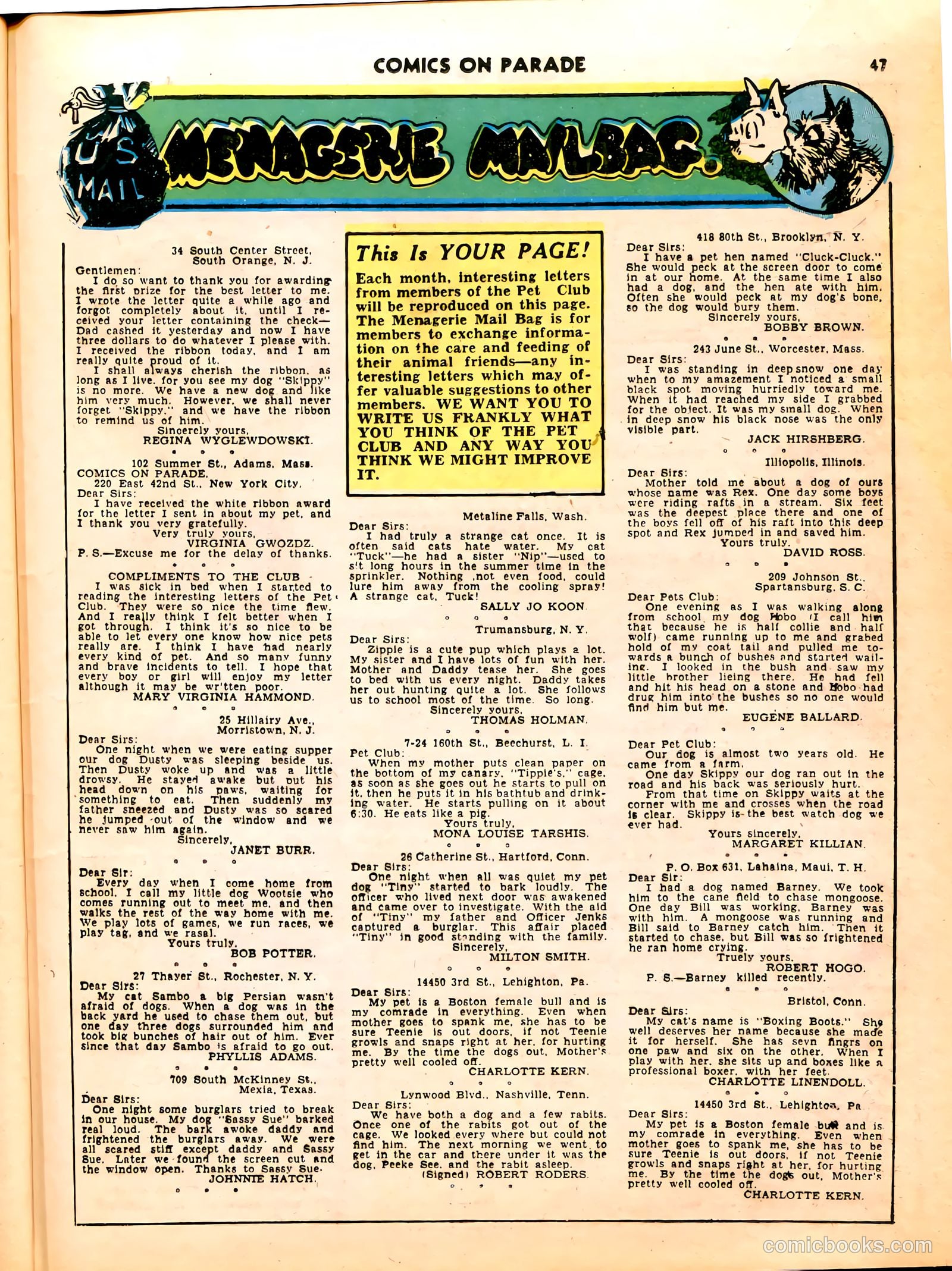 Comics on Parade #15 — page 37 of 56