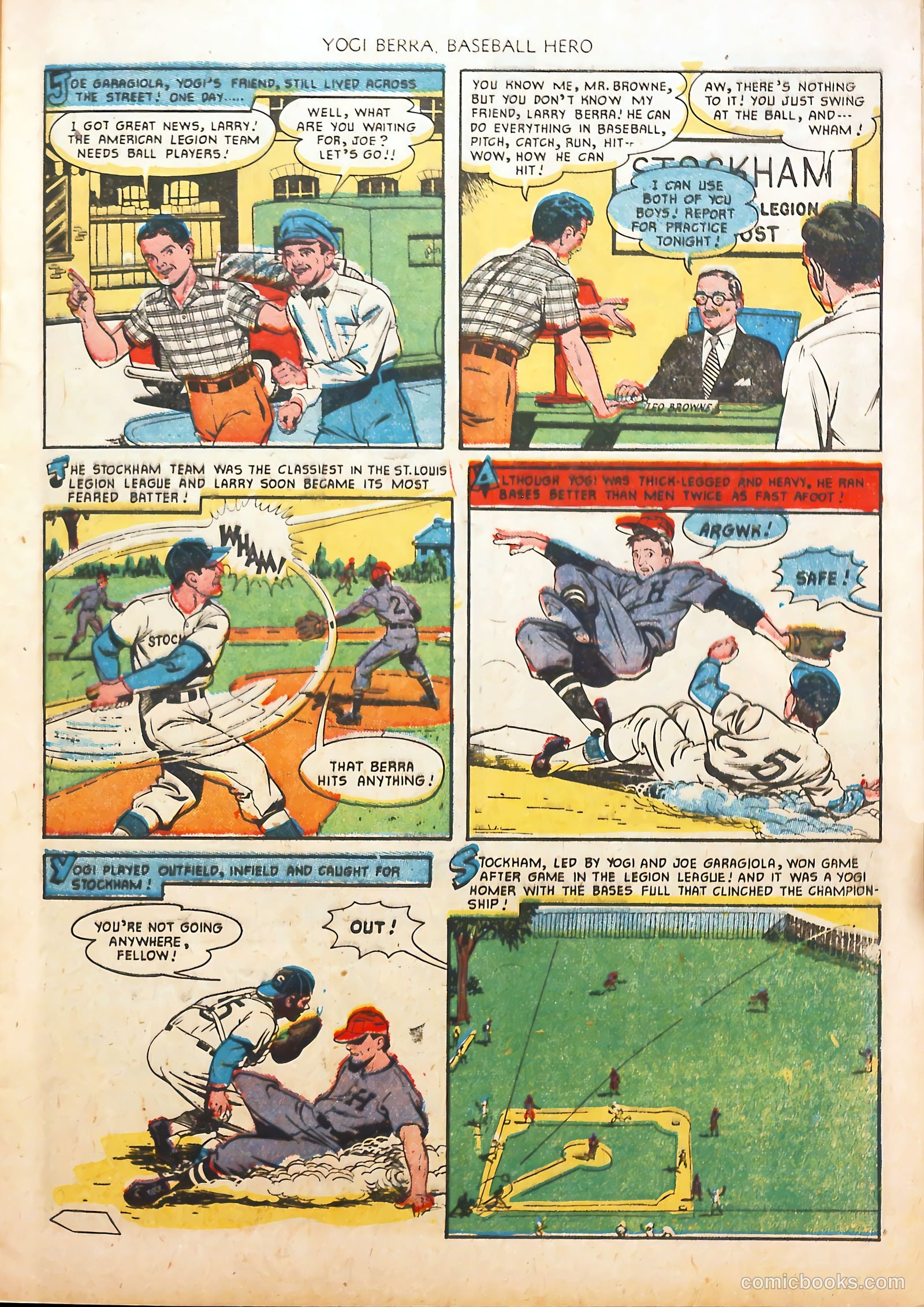 Yogi Berra #1 — page 9 of 36