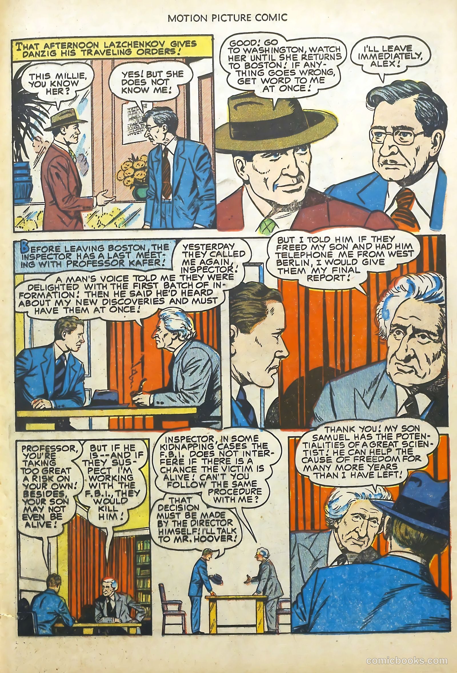 Motion Picture Comics 113 Walk East on Beacon #1 — page 25 of 36