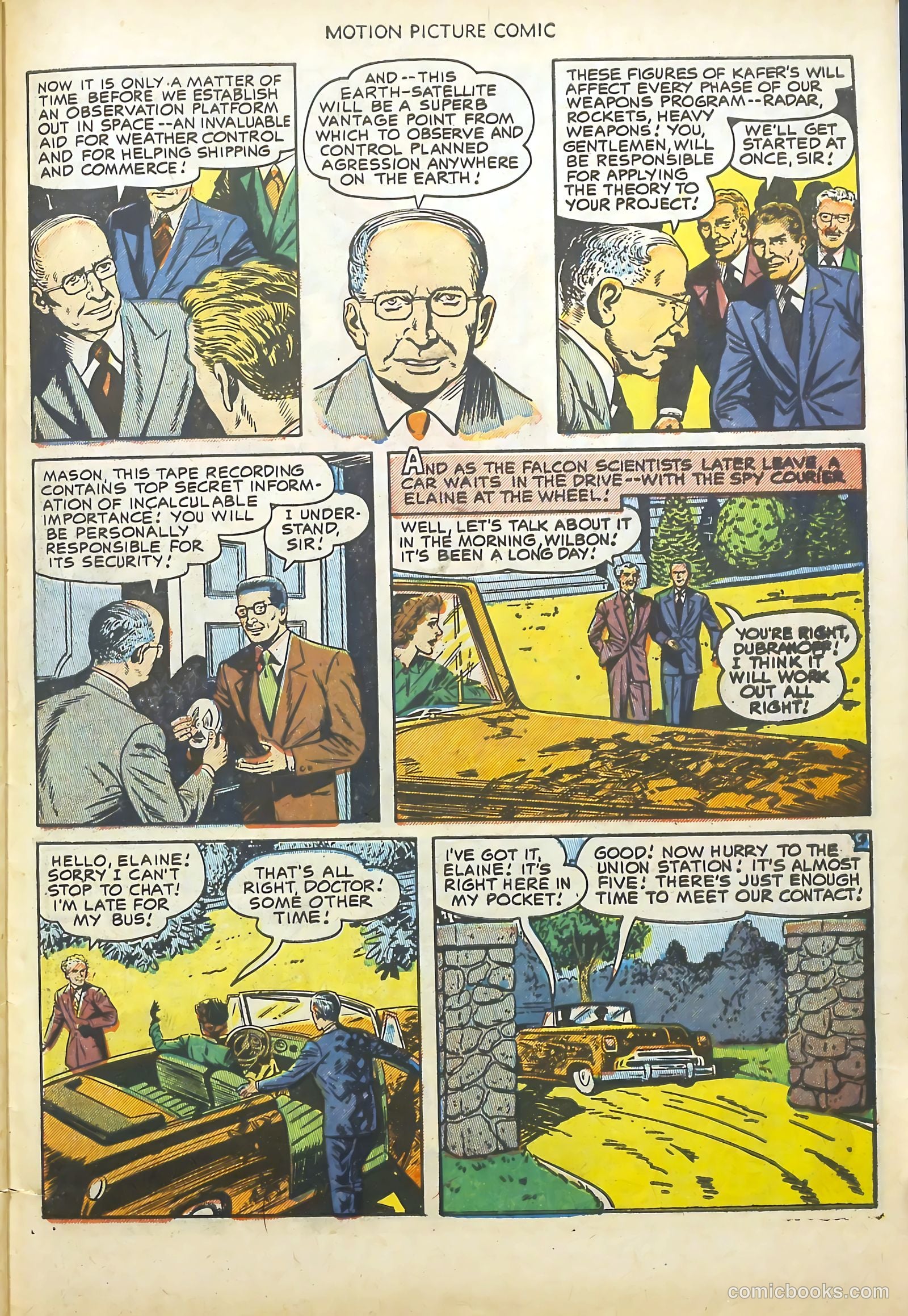 Motion Picture Comics 113 Walk East on Beacon #1 — page 27 of 36