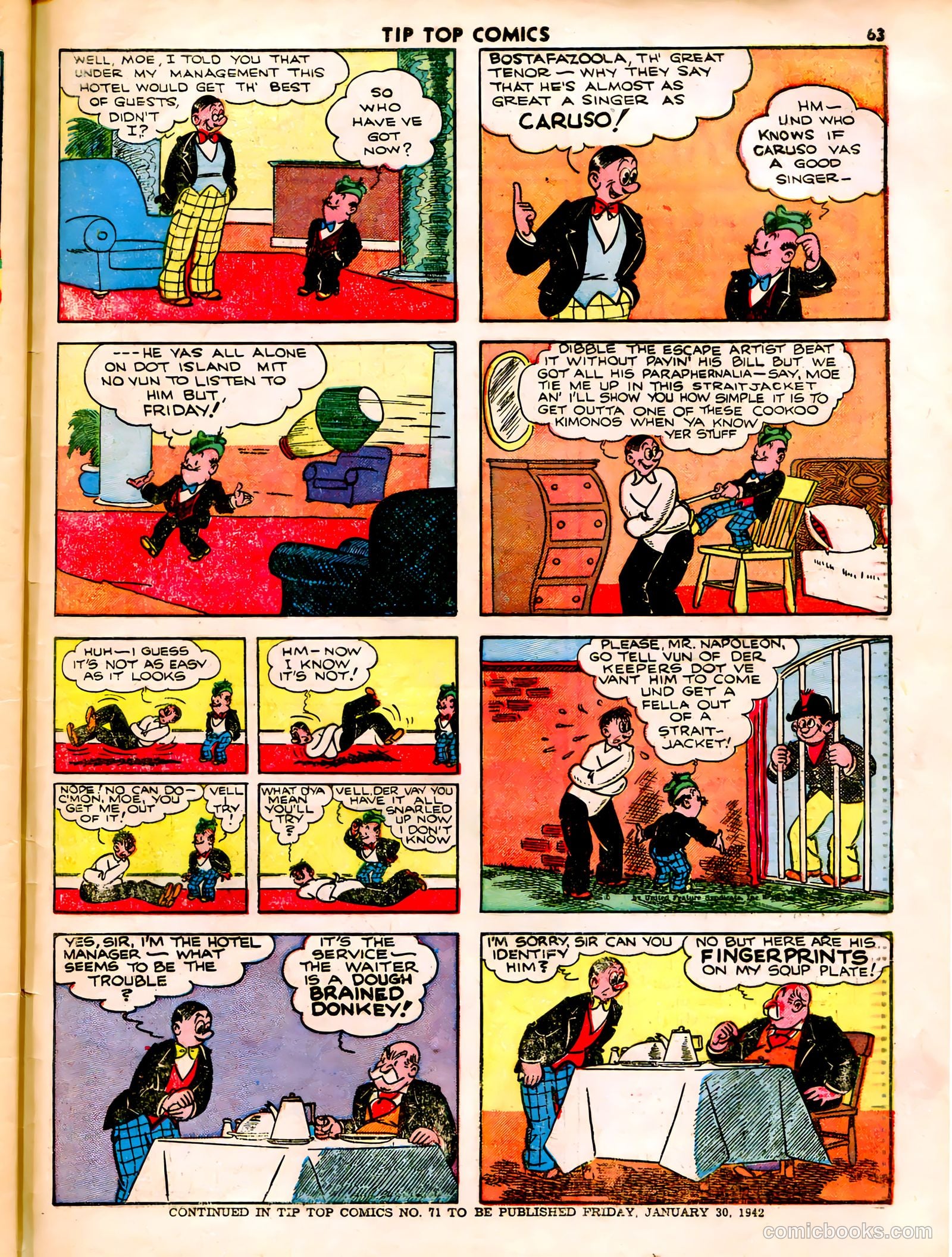 Tip Top Comics #70 — page 58 of 61