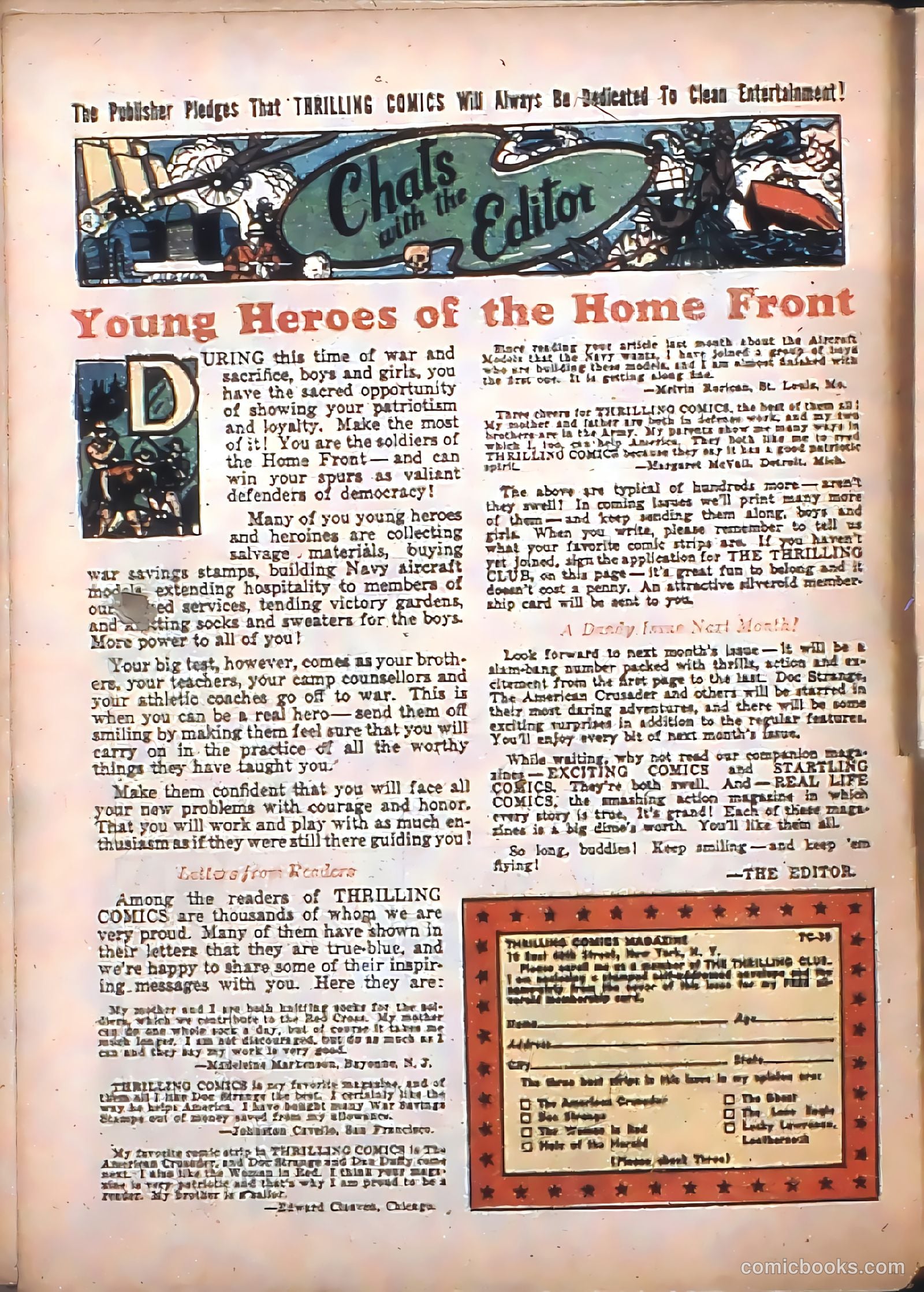 Thrilling Comics #30 — page 60 of 68
