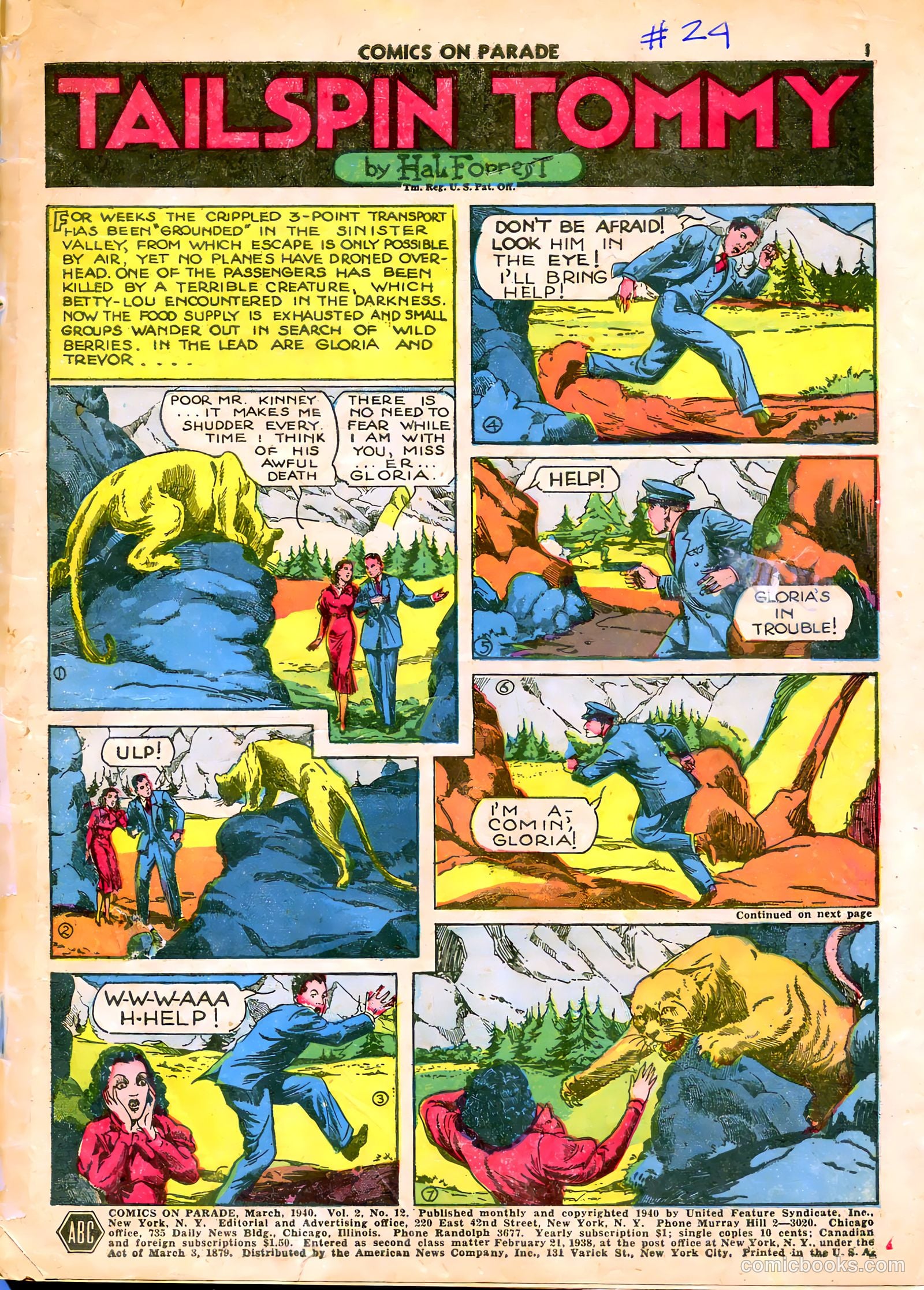 Comics on Parade #24 — page 3 of 54