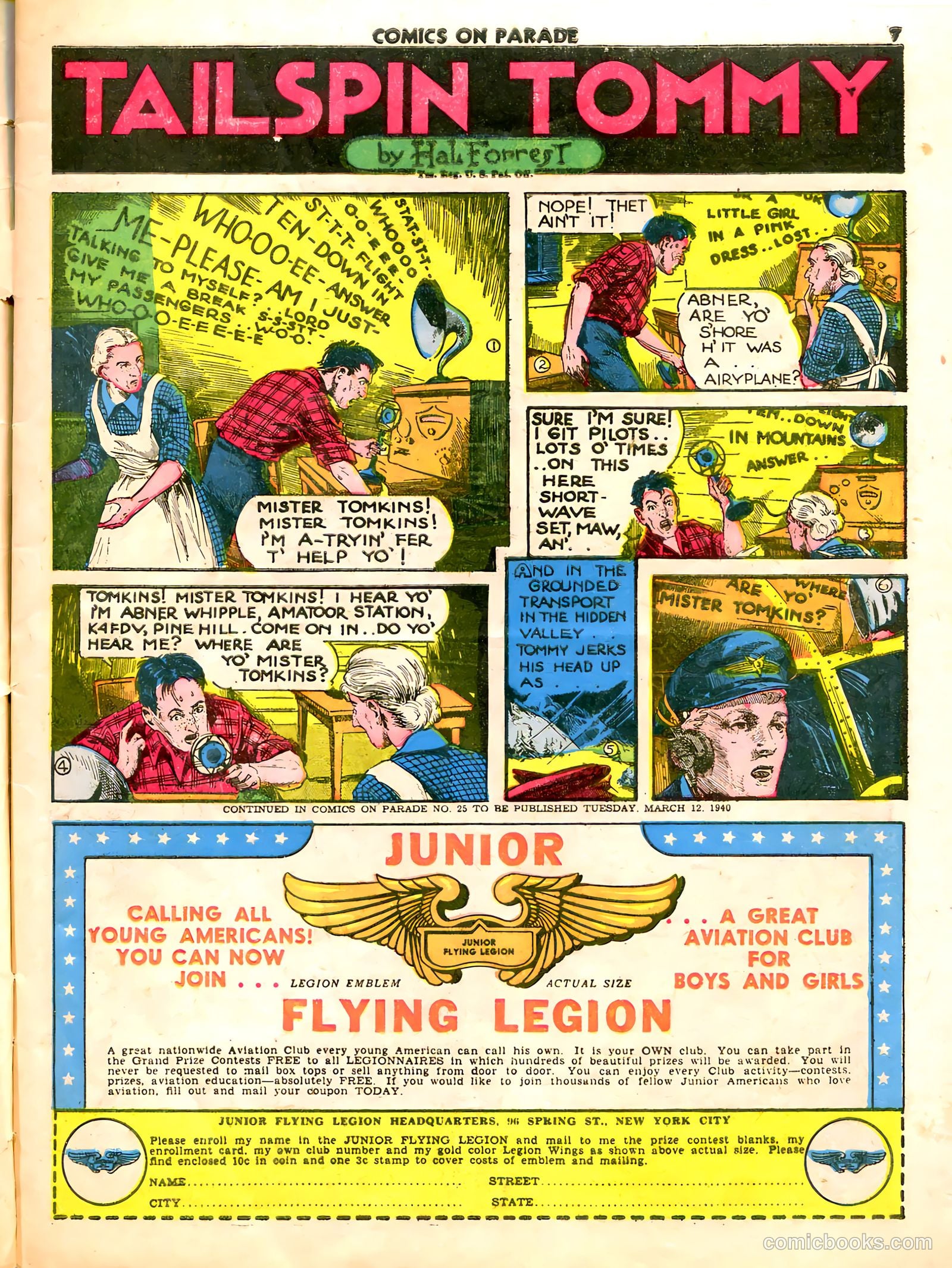 Comics on Parade #24 — page 9 of 54