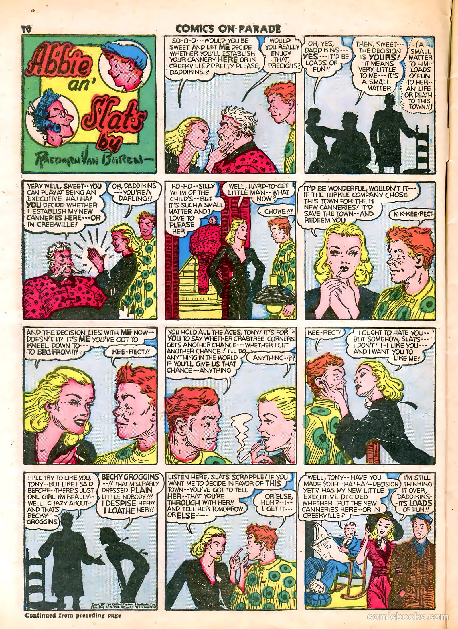 Comics on Parade #24 — page 12 of 54