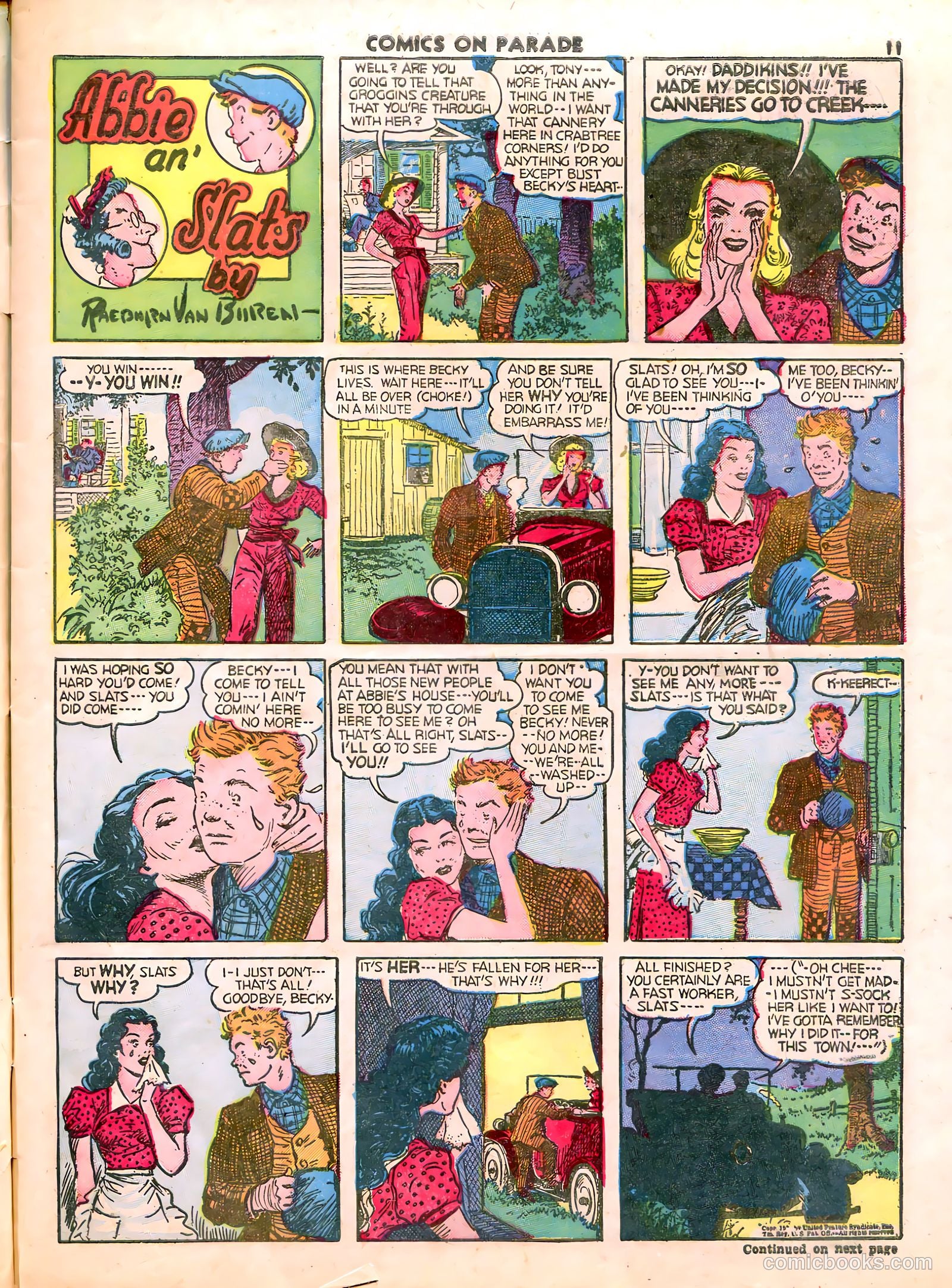 Comics on Parade #24 — page 13 of 54