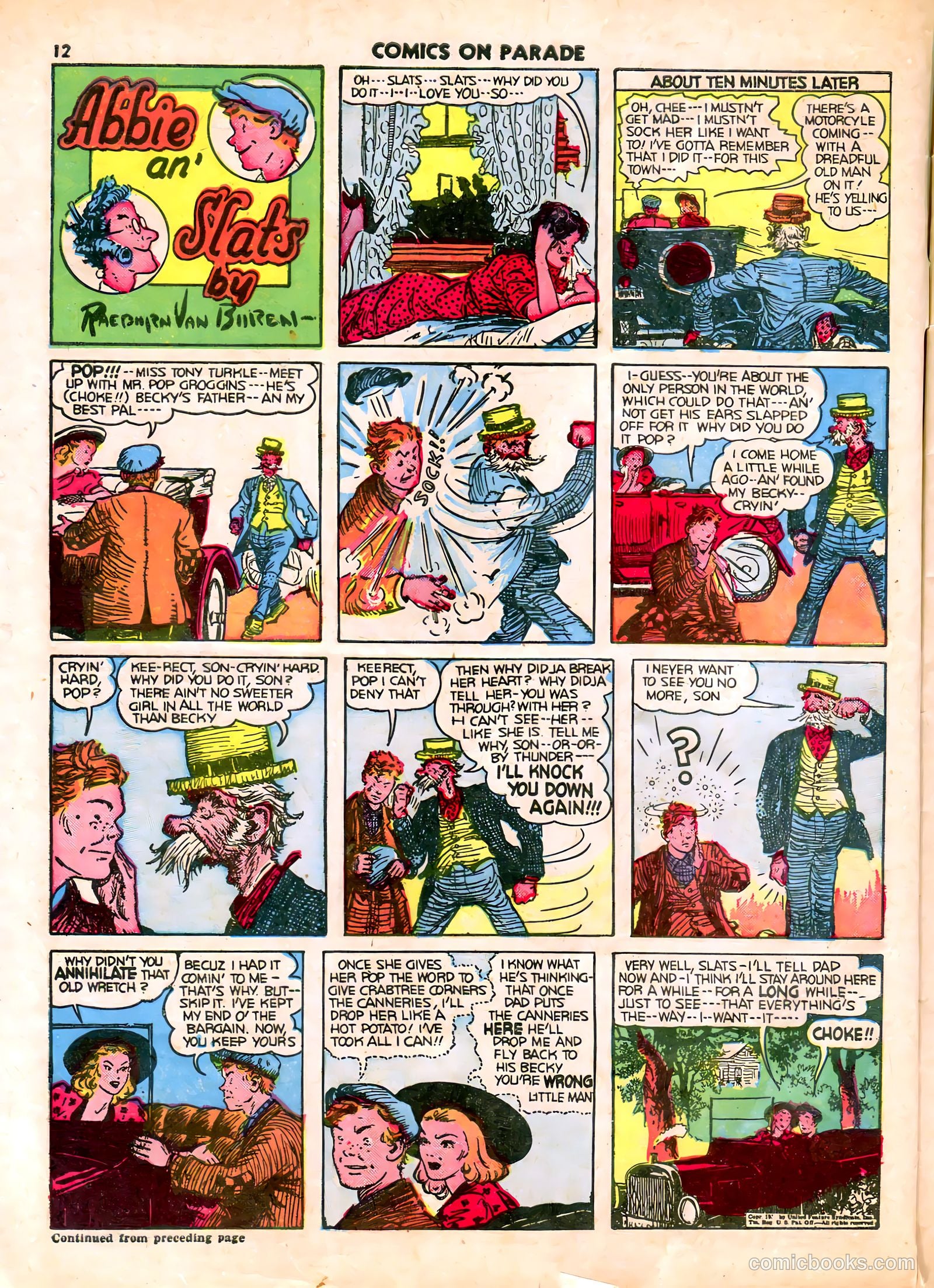 Comics on Parade #24 — page 14 of 54