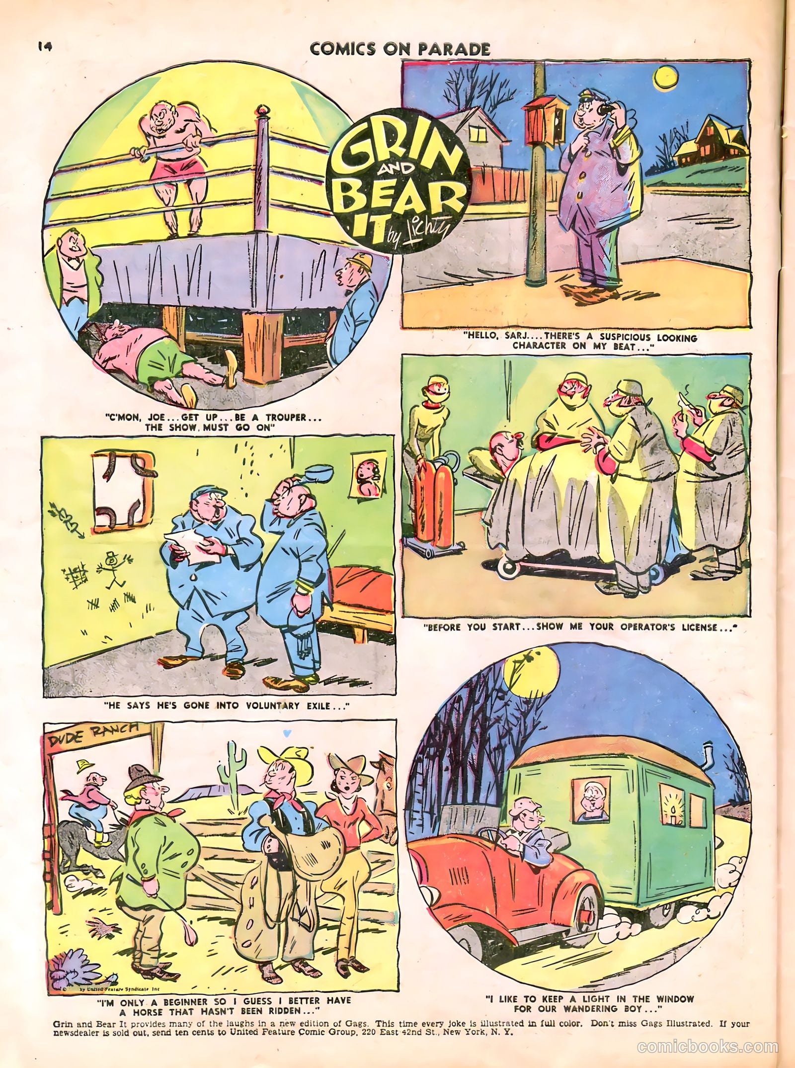 Comics on Parade #24 — page 16 of 54