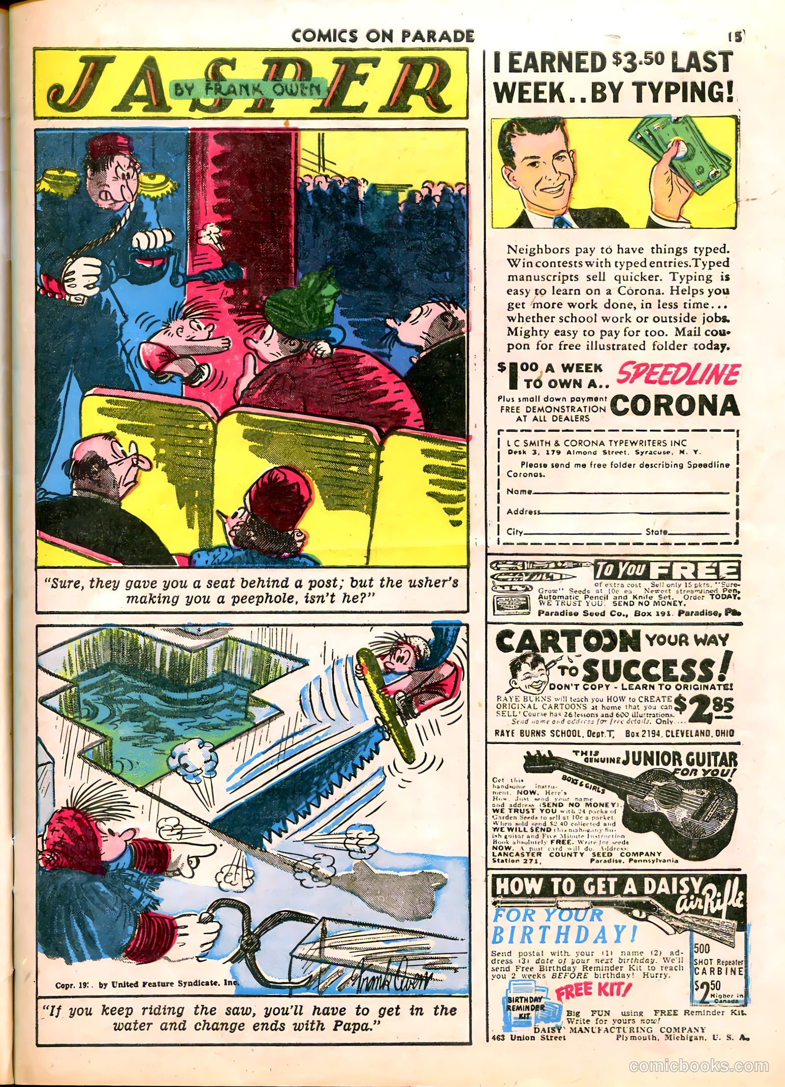 Comics on Parade #24 — page 17 of 54