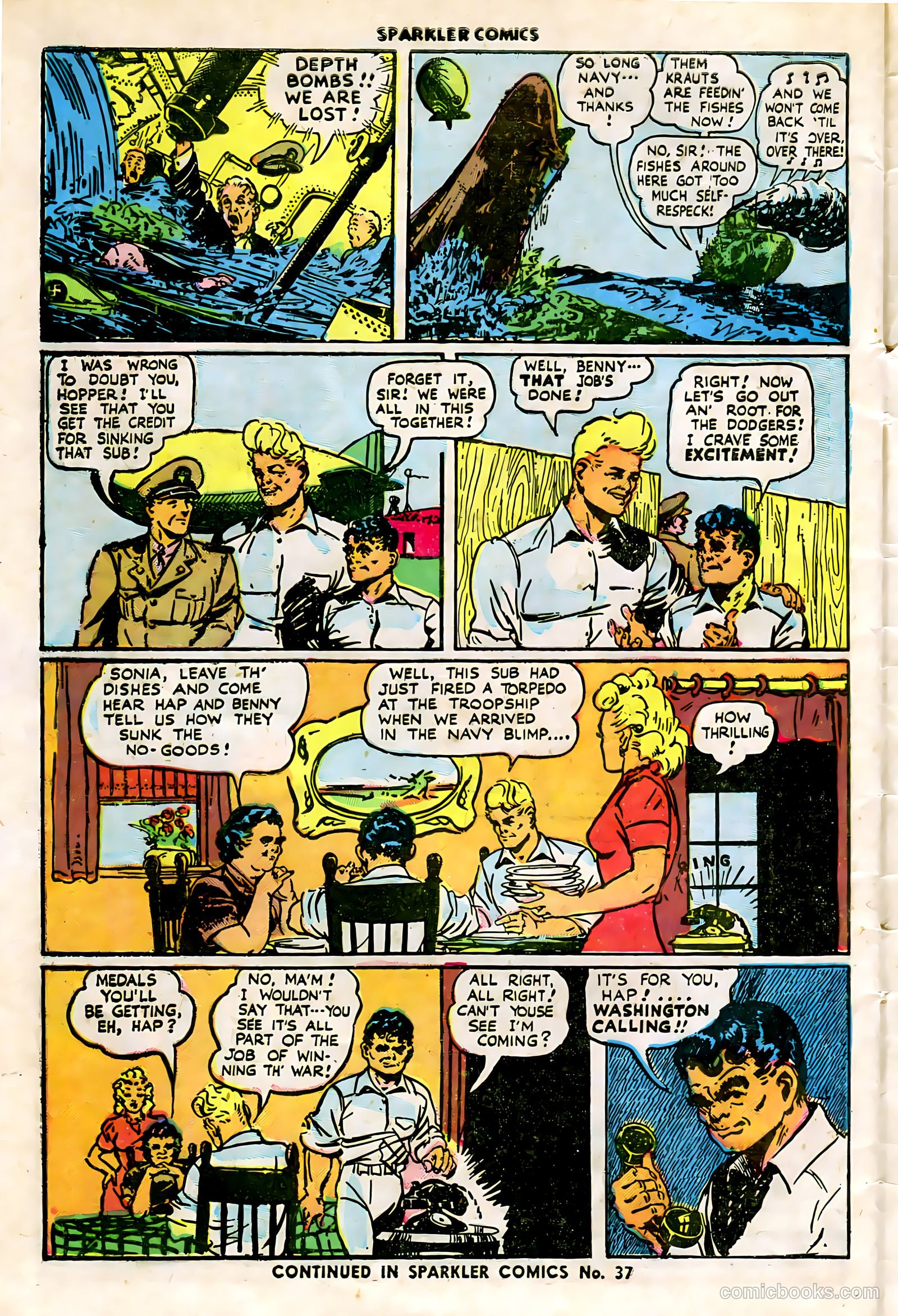 Sparkler Comics #36 — page 37 of 41
