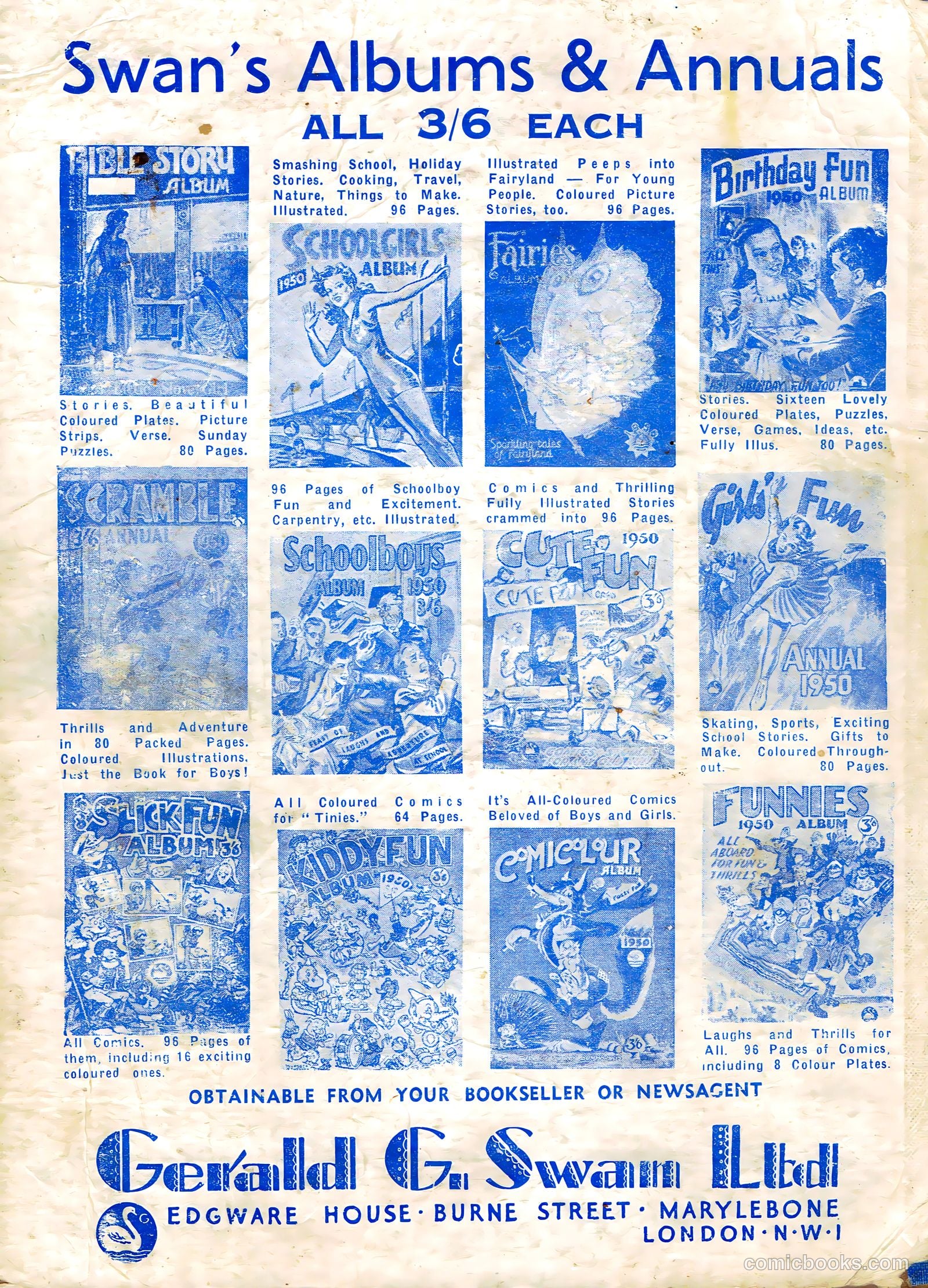 Funnies Album 1950 Part #2 — page 57 of 57