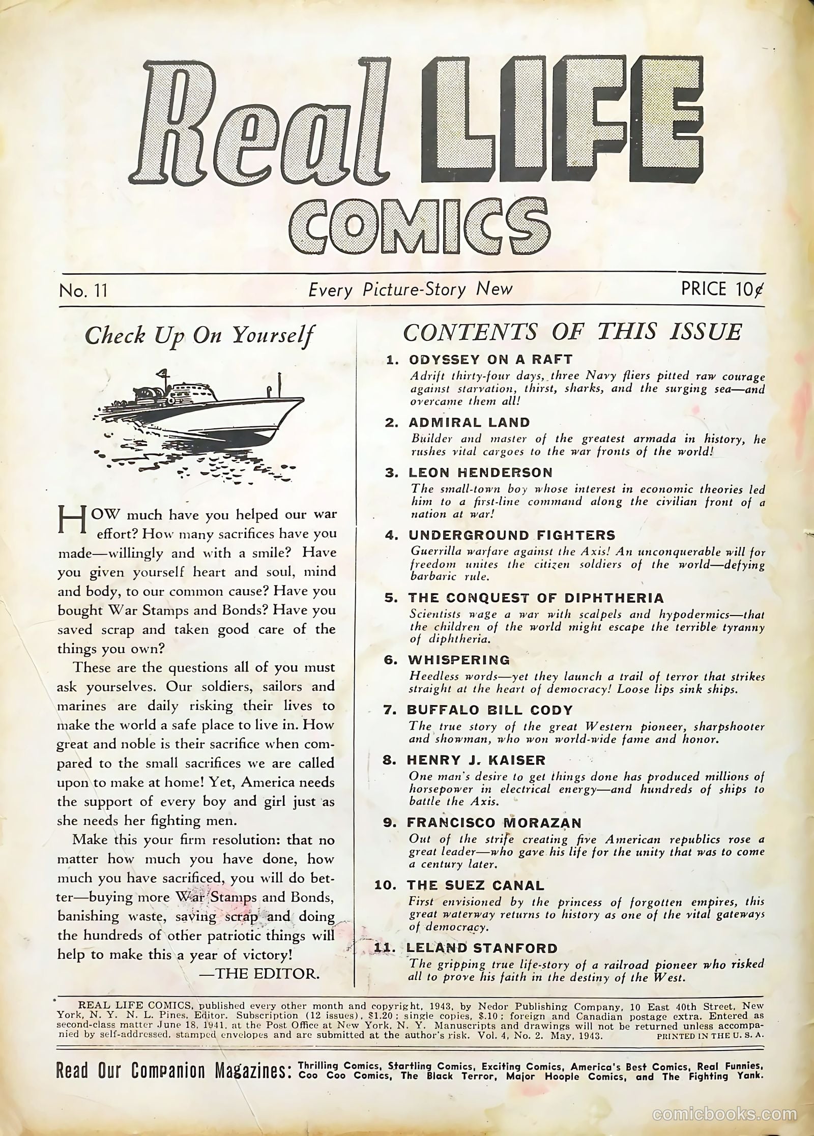 Real Life Comics #11 — page 2 of 68