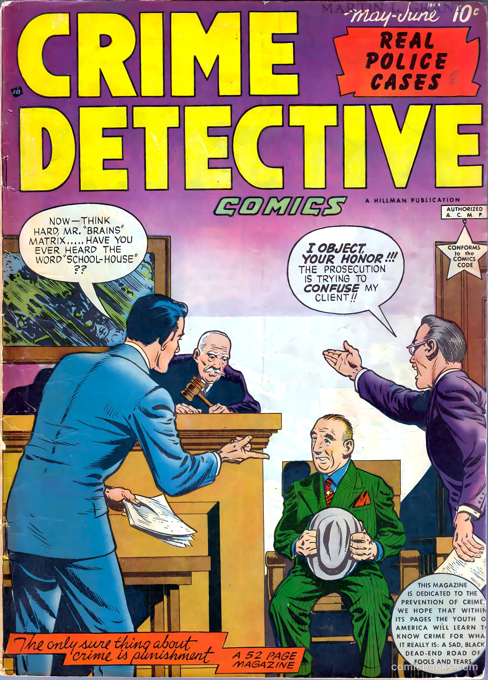 Crime Detective Comics v1 #8 — page 1 of 52