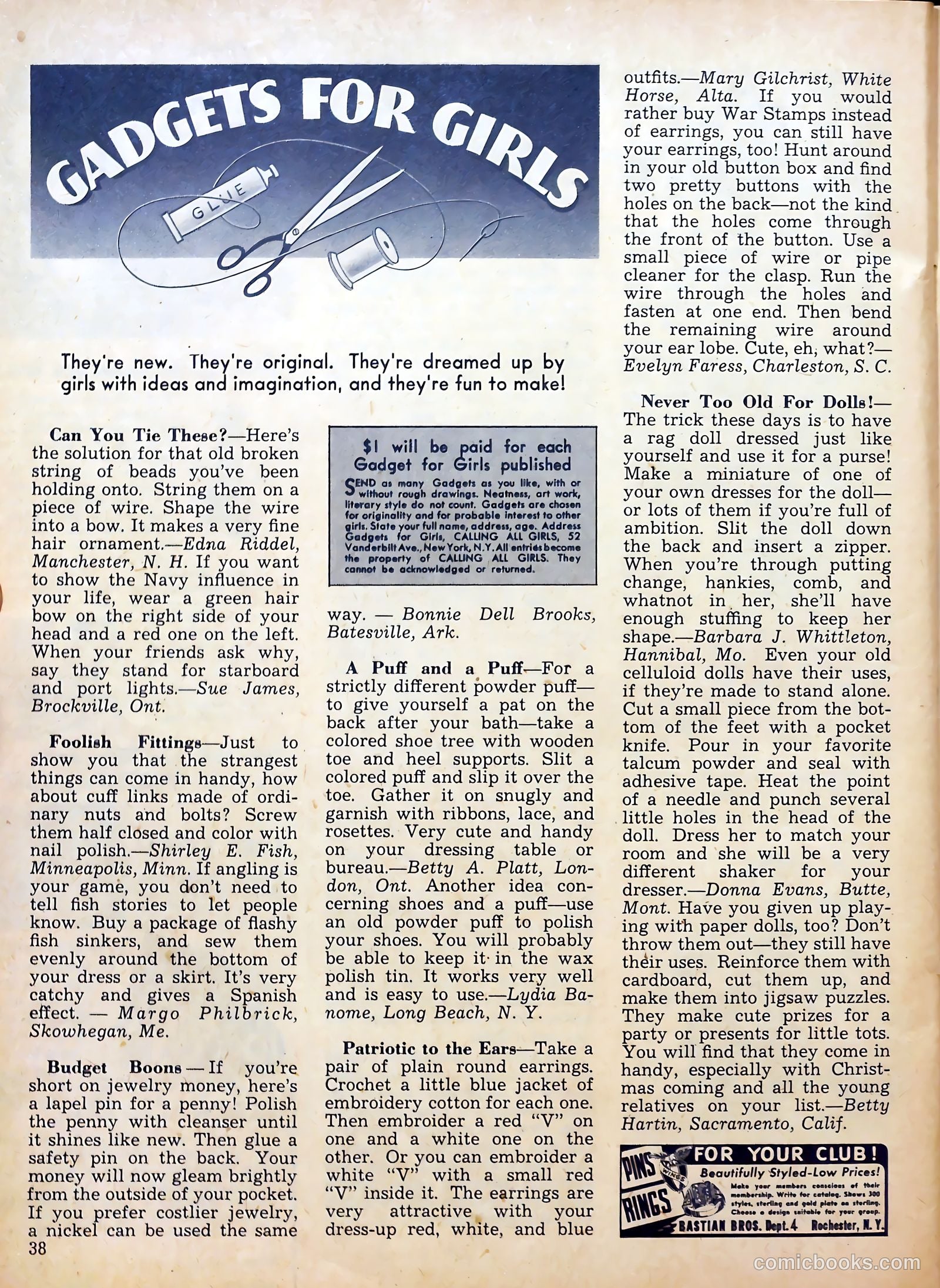 Calling All Girls #14 — page 37 of 59