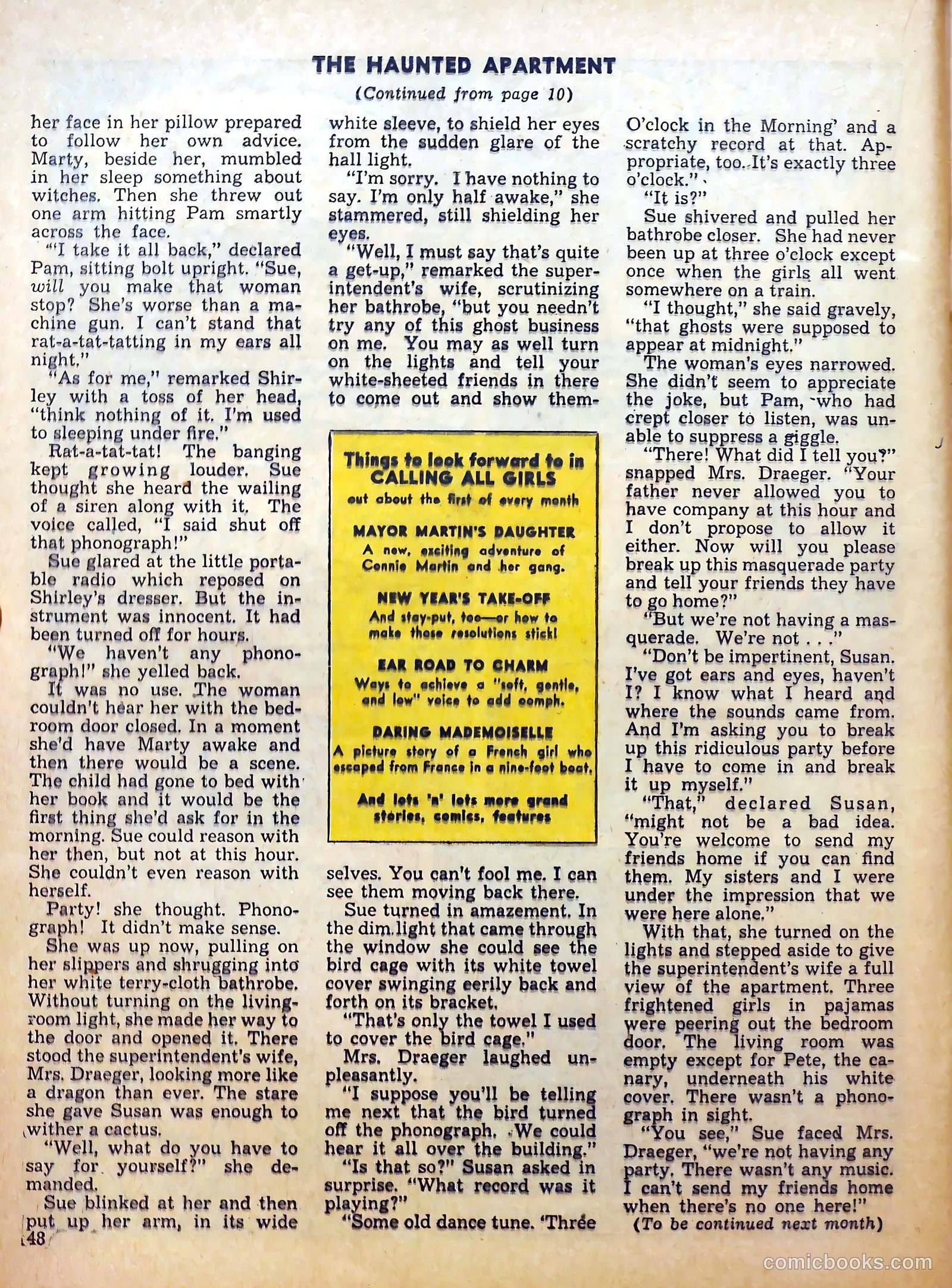 Calling All Girls #14 — page 47 of 59