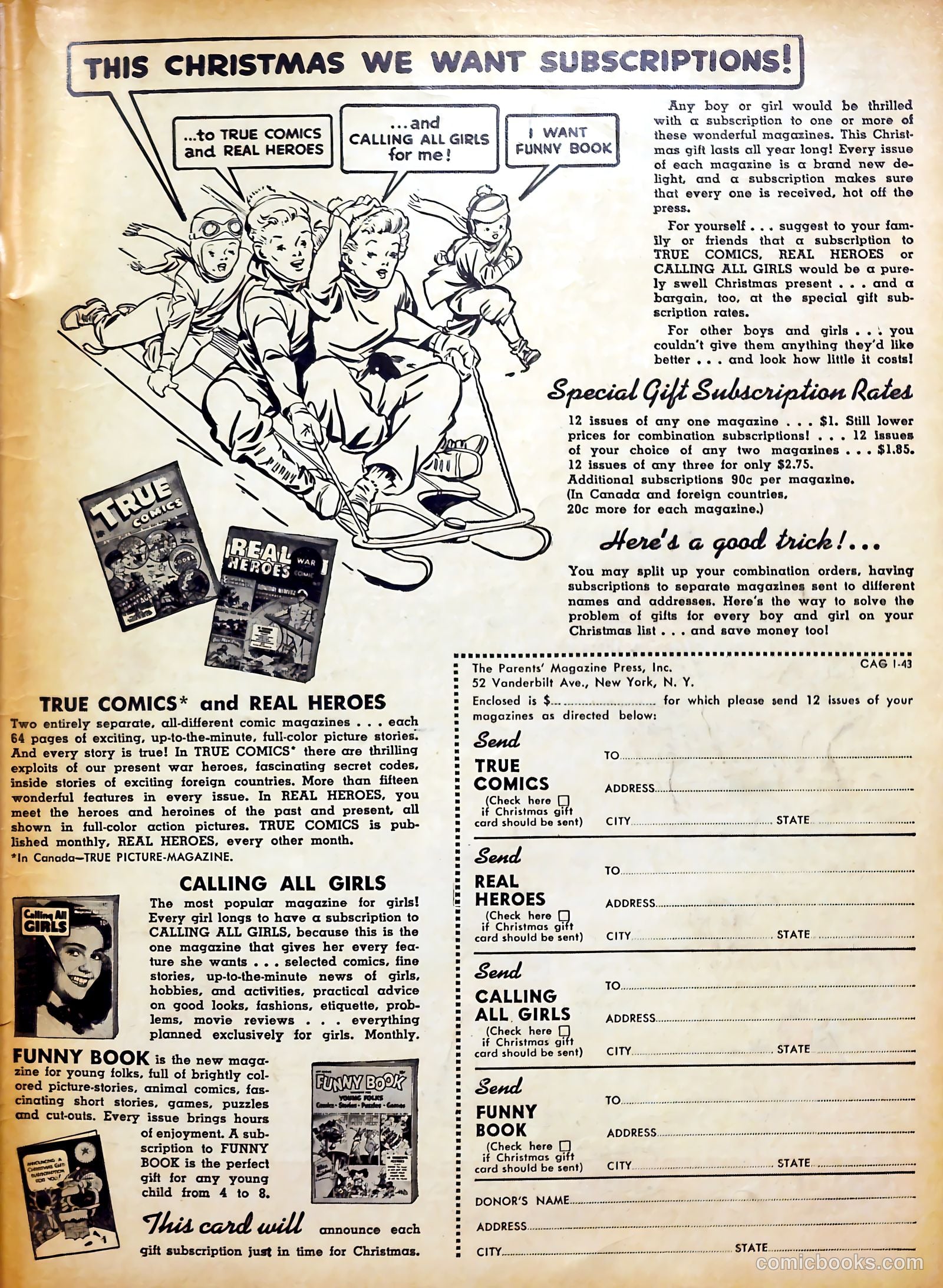 Calling All Girls #14 — page 58 of 59