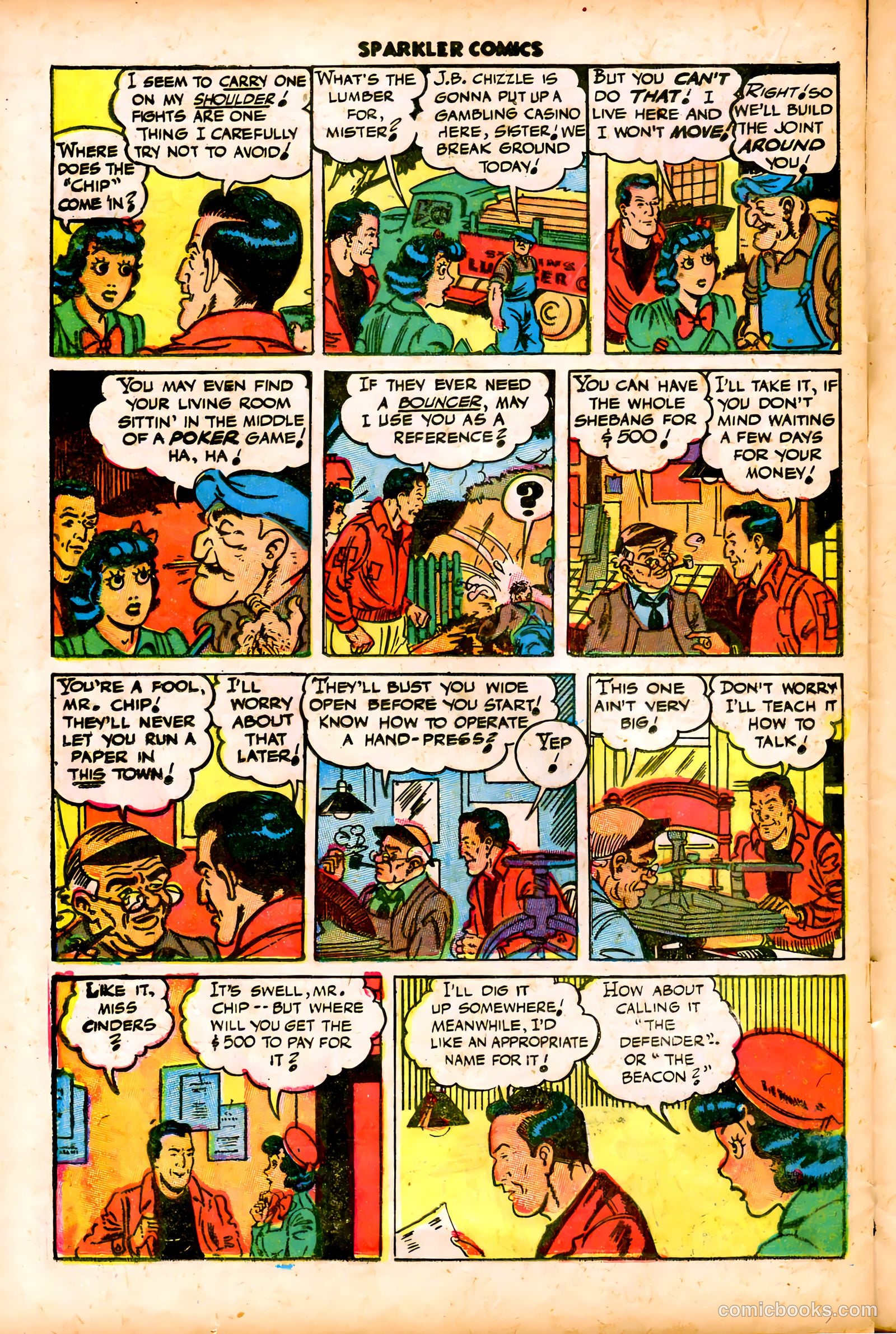 Sparkler Comics #62 — page 23 of 37