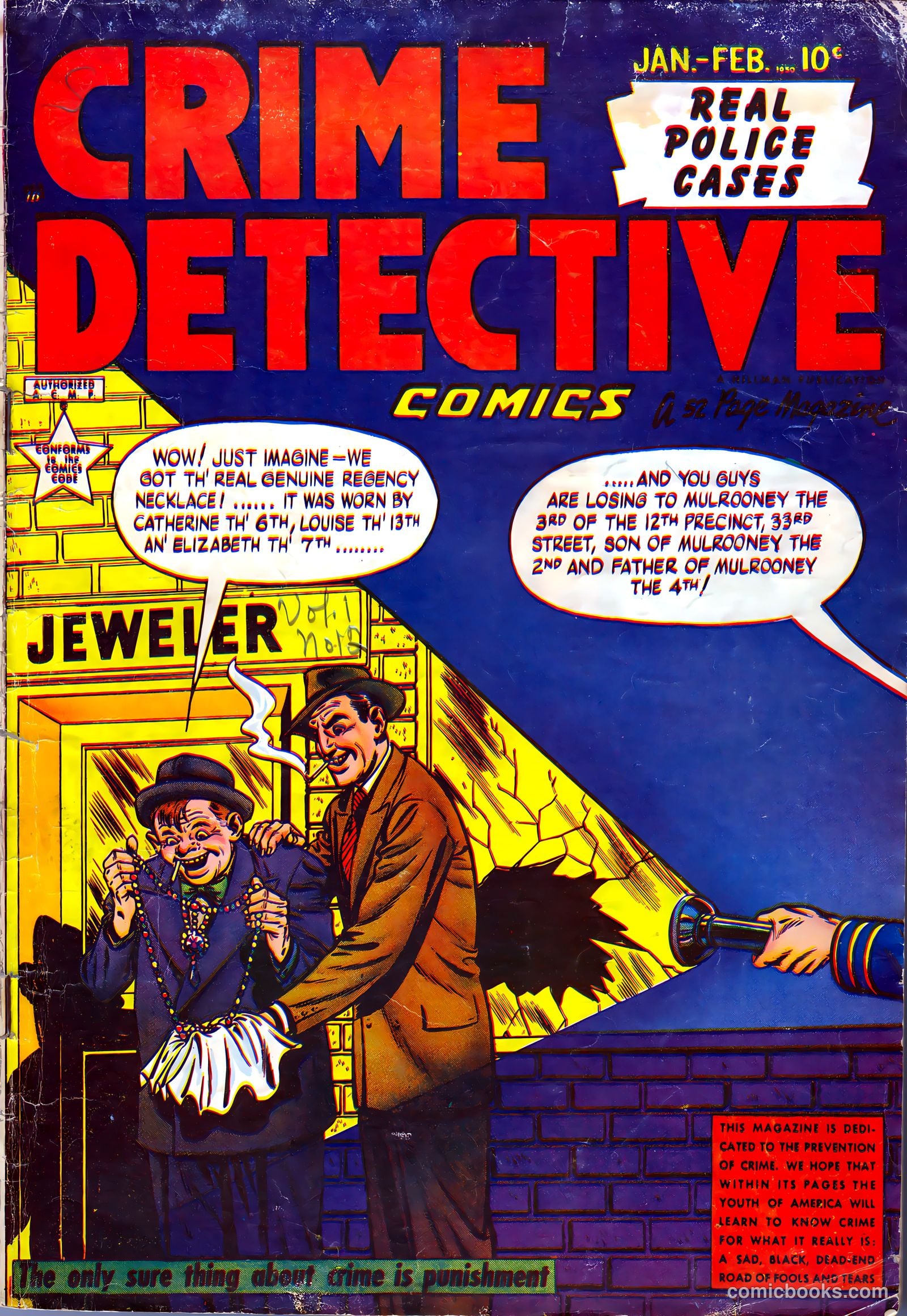 Crime Detective Comics v1 #12 — page 1 of 52