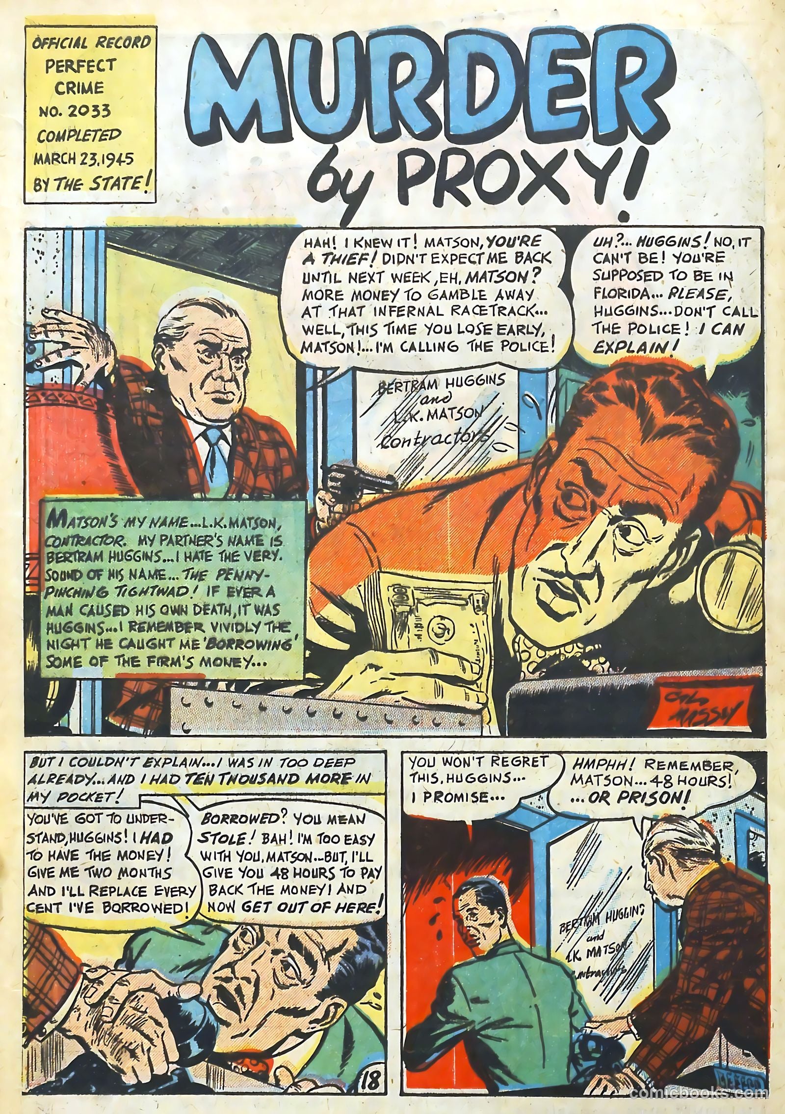The Perfect Crime #3 — page 18 of 52