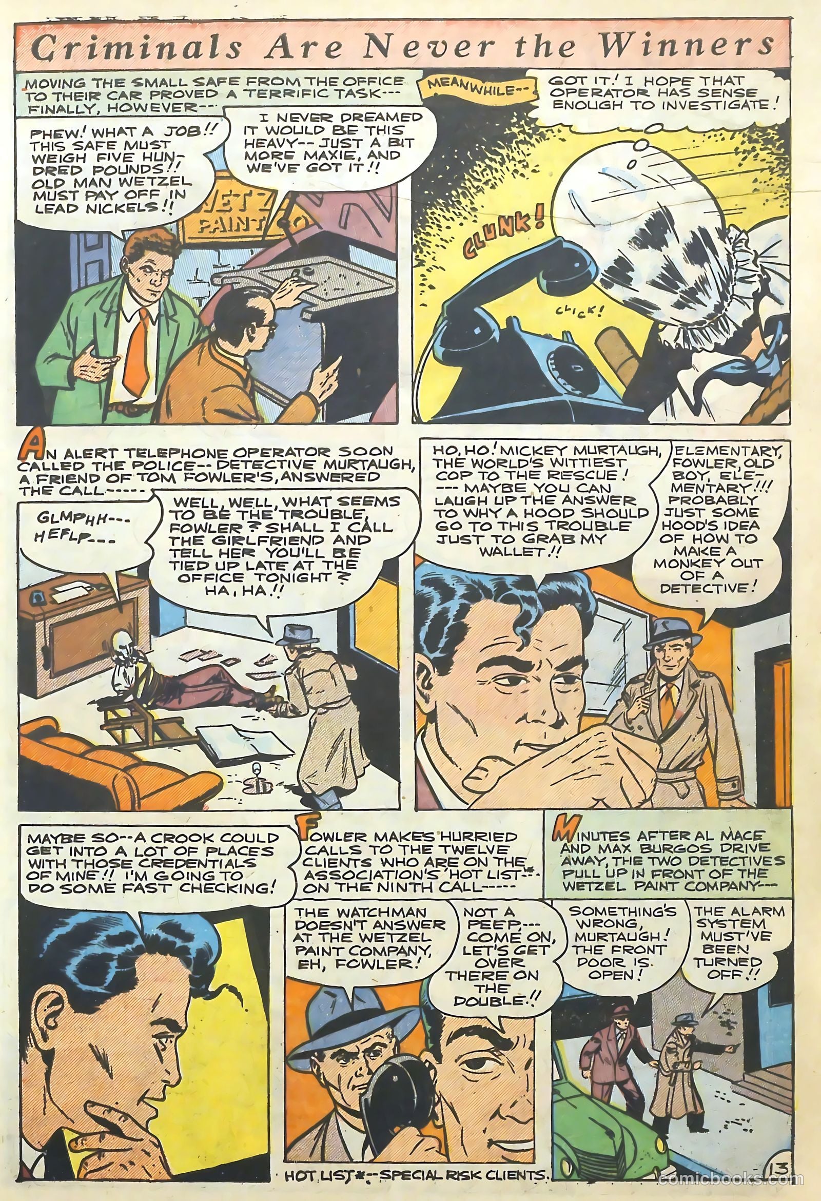 The Perfect Crime #5 — page 13 of 52