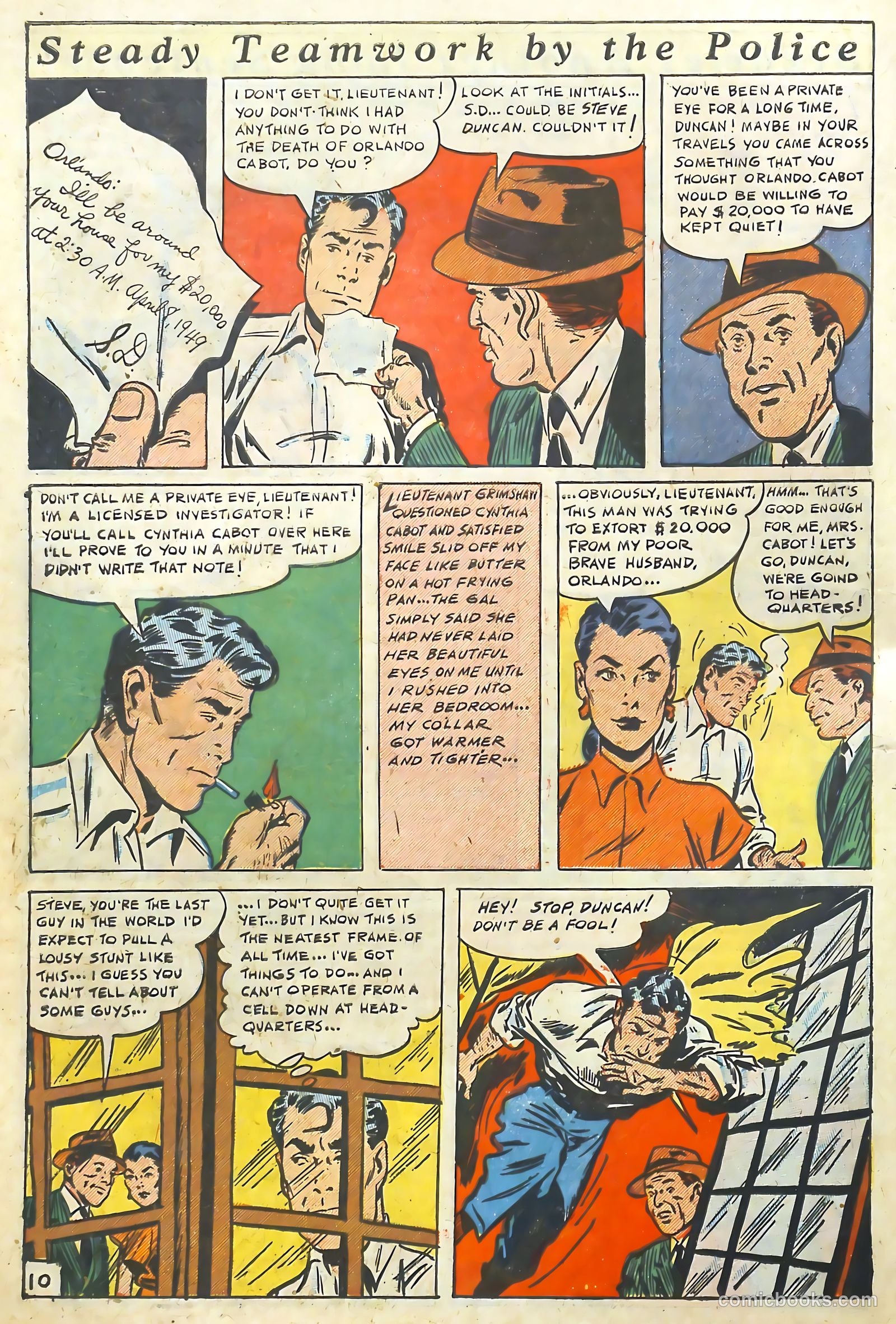 The Perfect Crime #7 — page 10 of 52