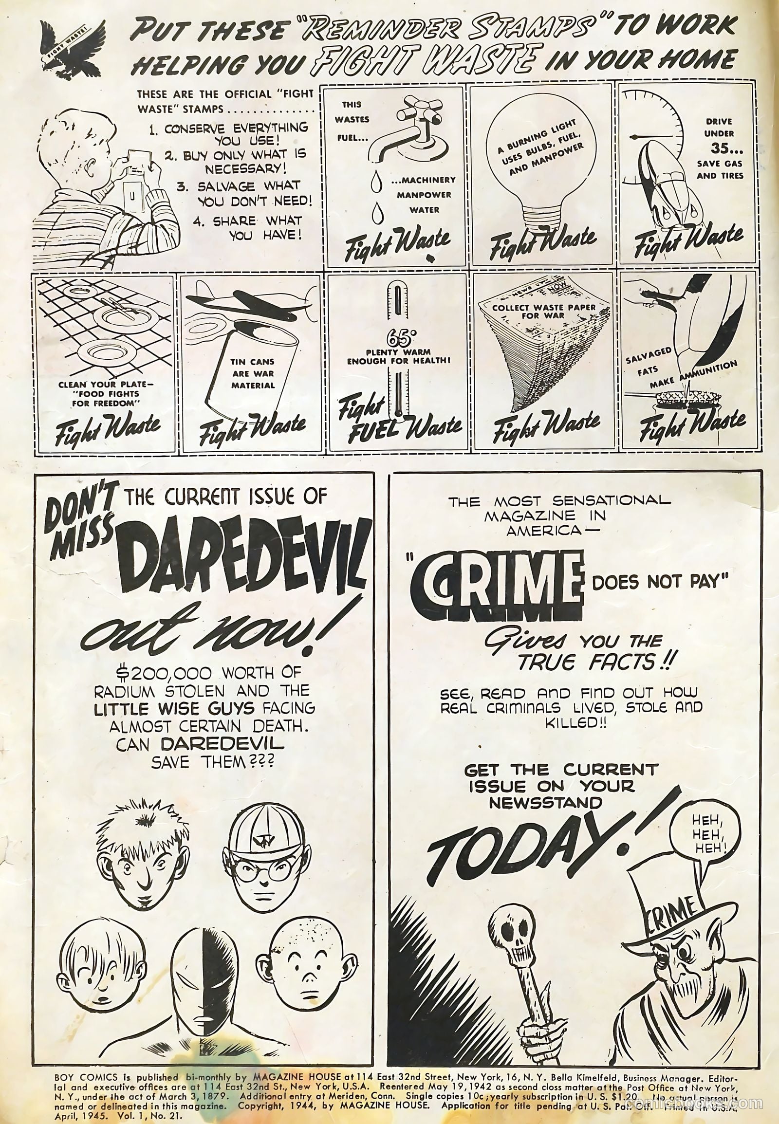 Boy Comics #21 — page 2 of 52