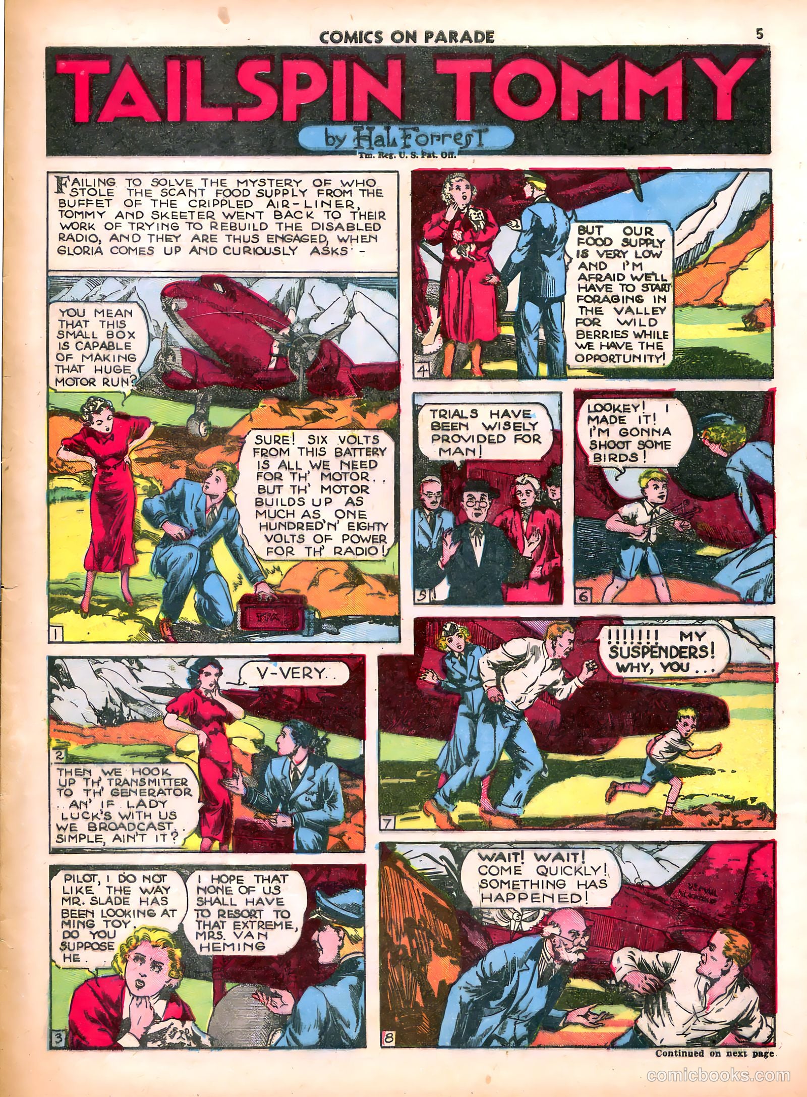 Comics on Parade #23 — page 7 of 56