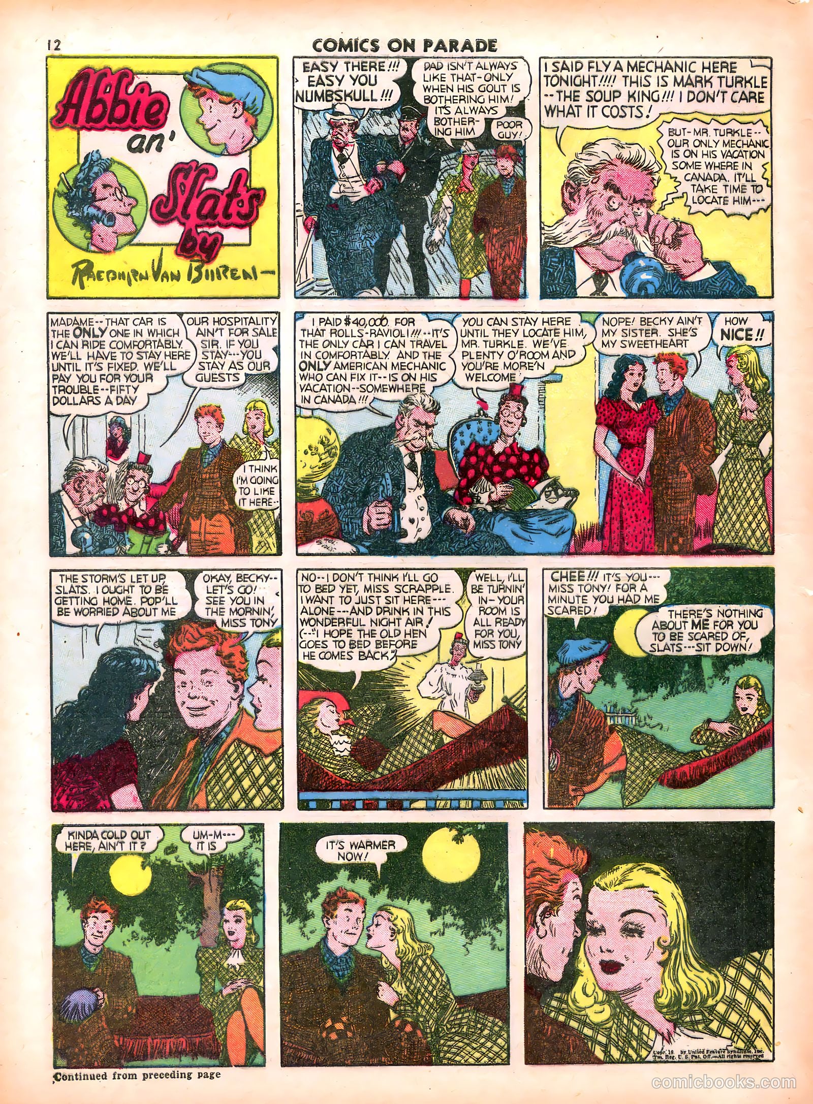 Comics on Parade #23 — page 14 of 56