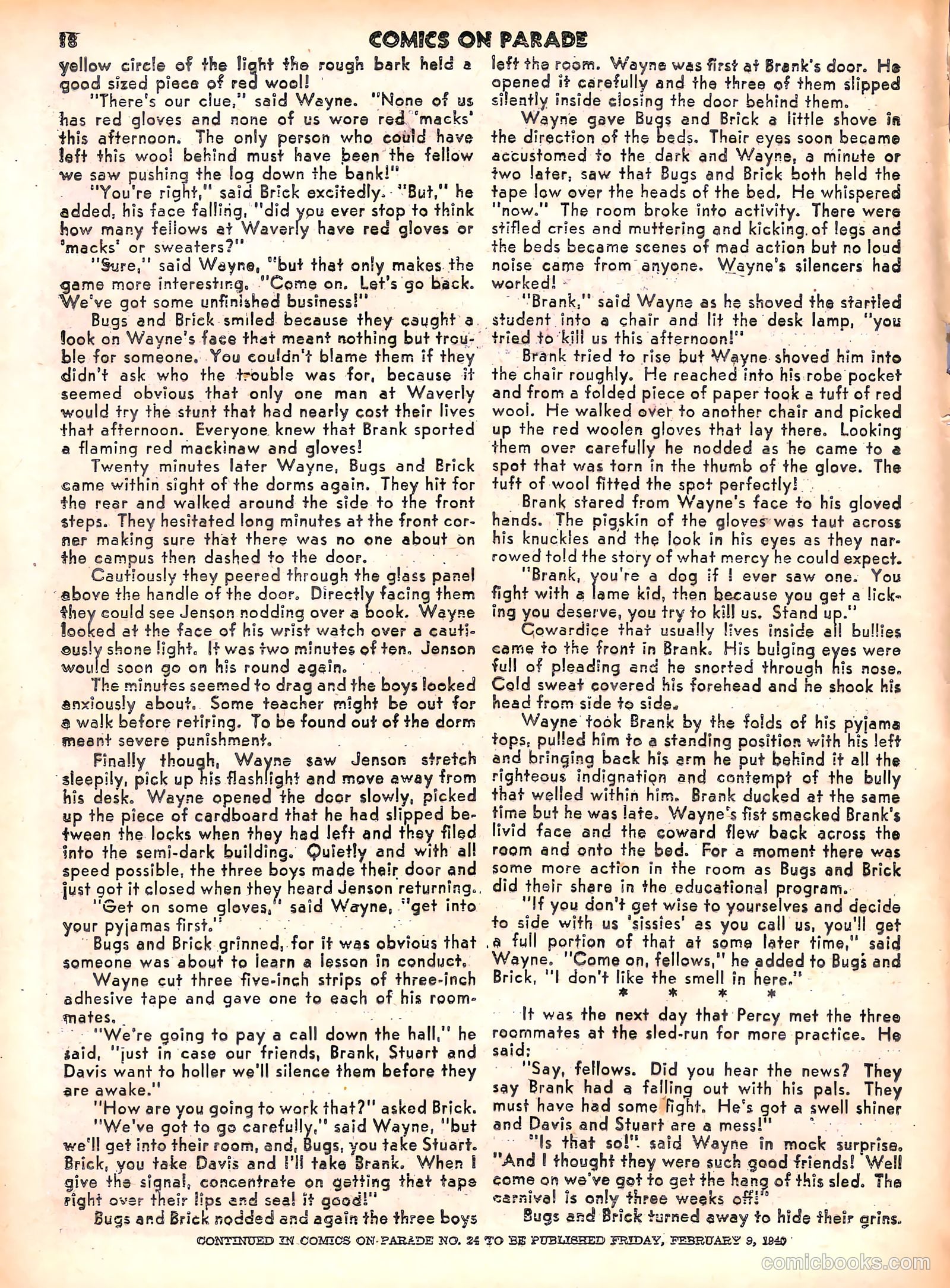 Comics on Parade #23 — page 20 of 56
