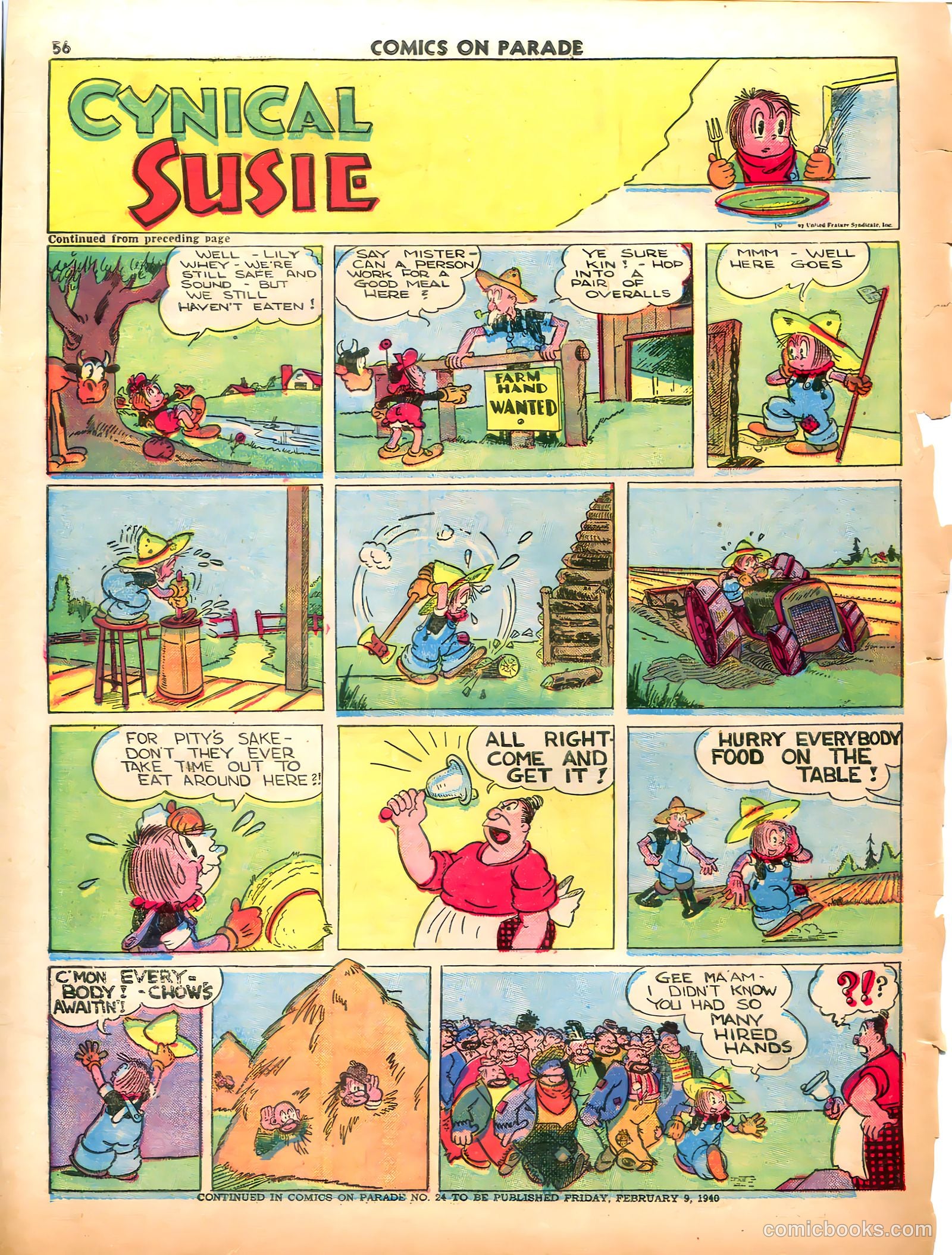 Comics on Parade #23 — page 51 of 56