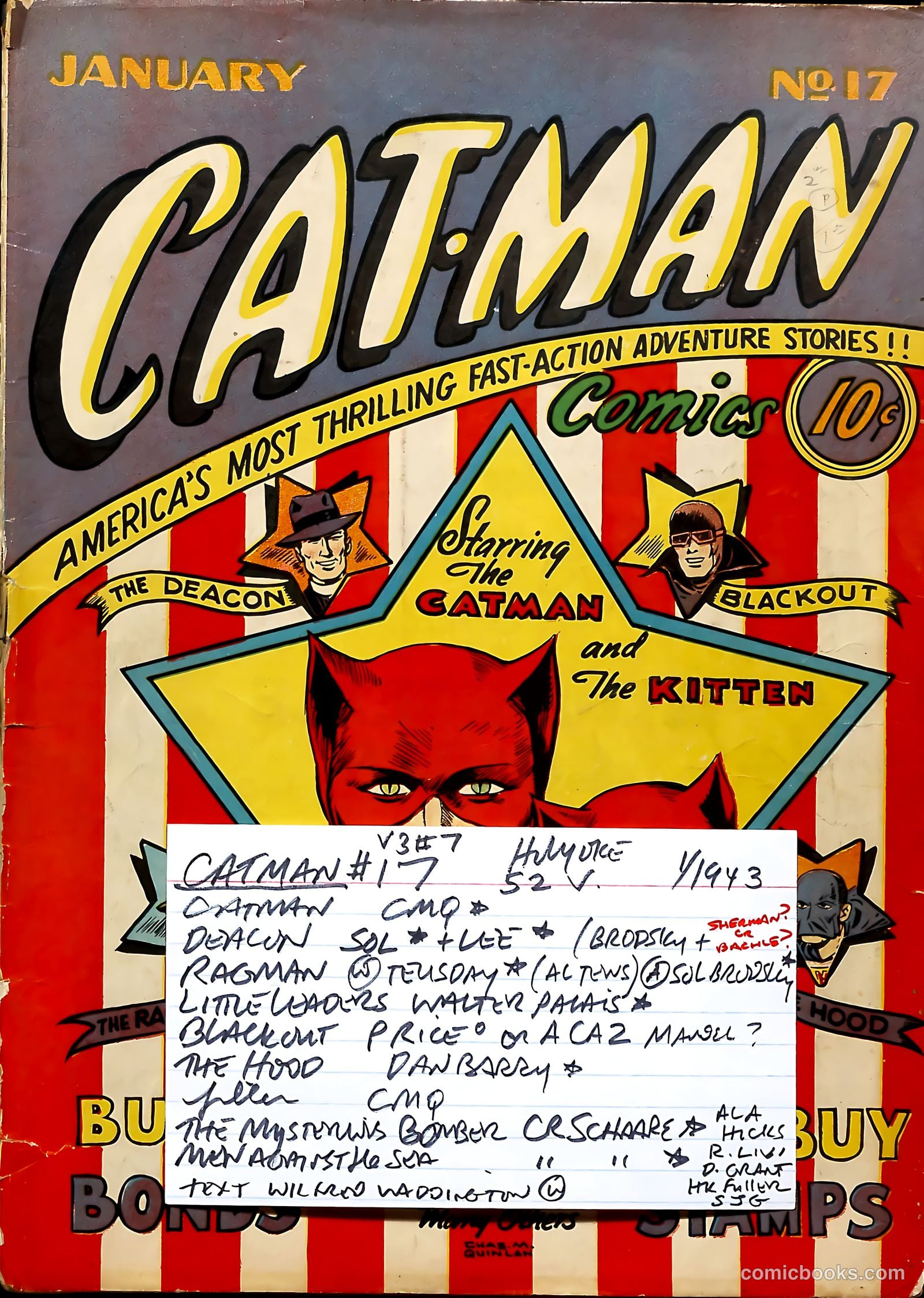 Cat-Man Comics #17 — page 69 of 69
