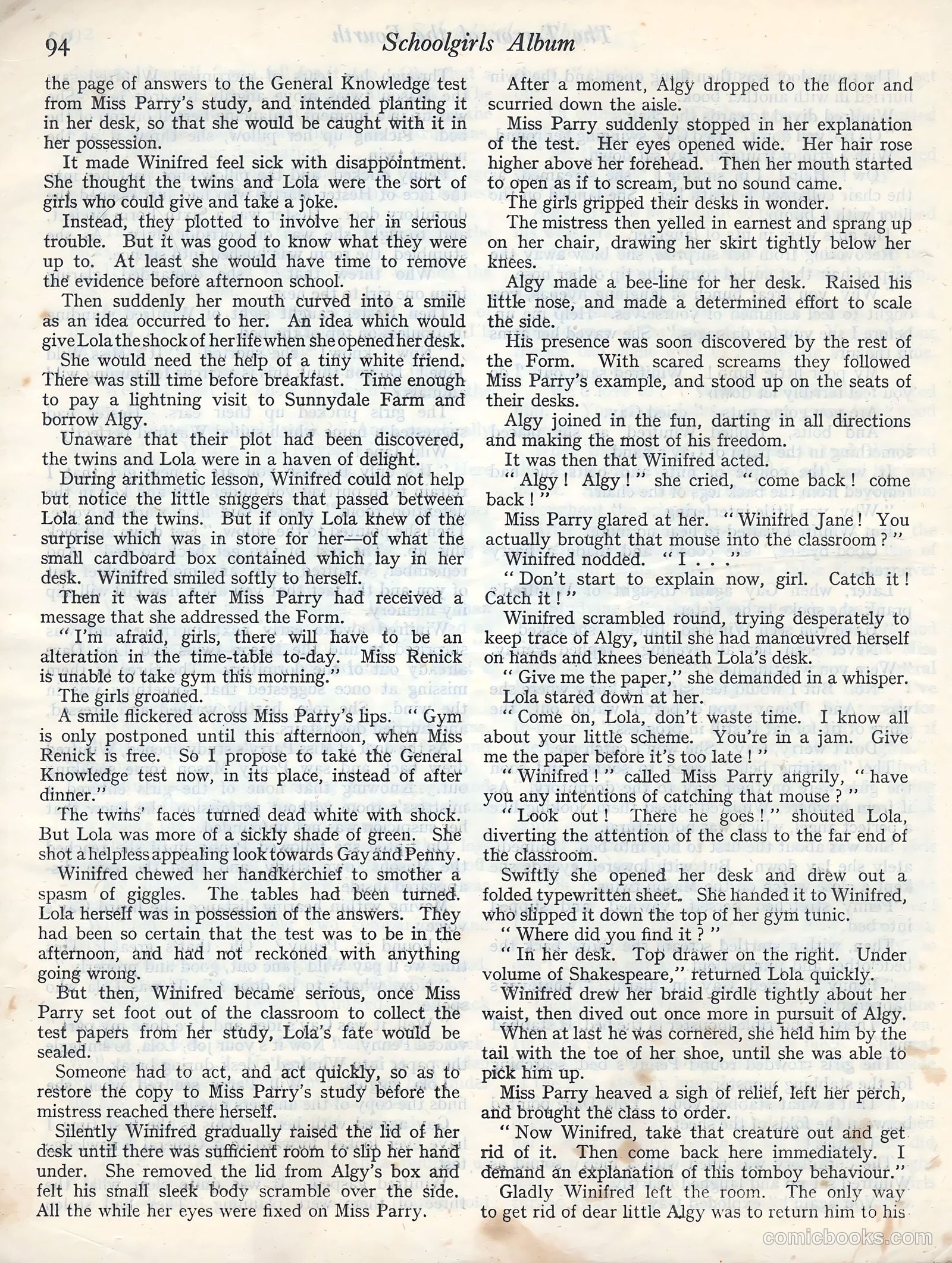 Schoolgirls Album #1947 — page 93 of 95