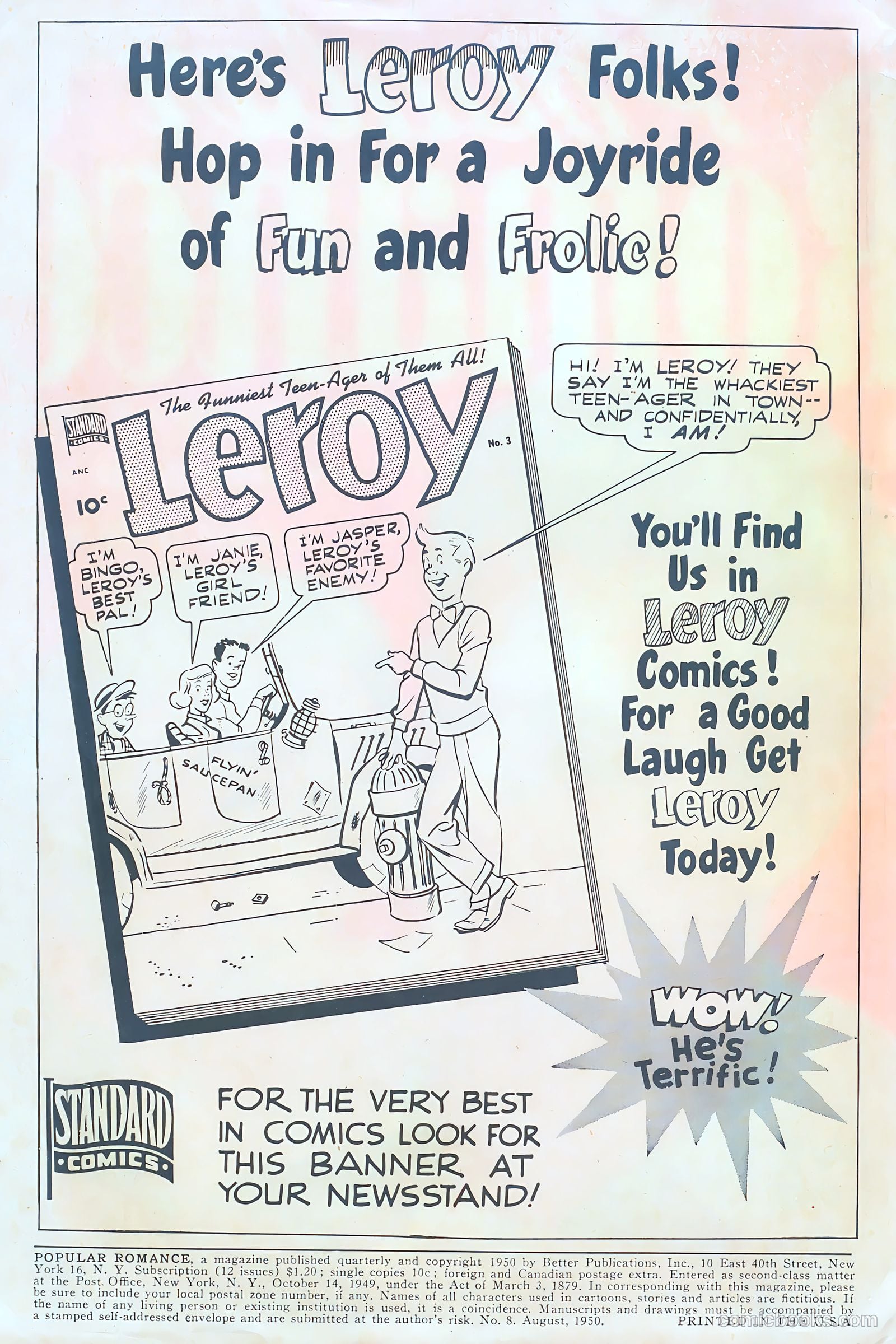Popular Romance #8 — page 2 of 36