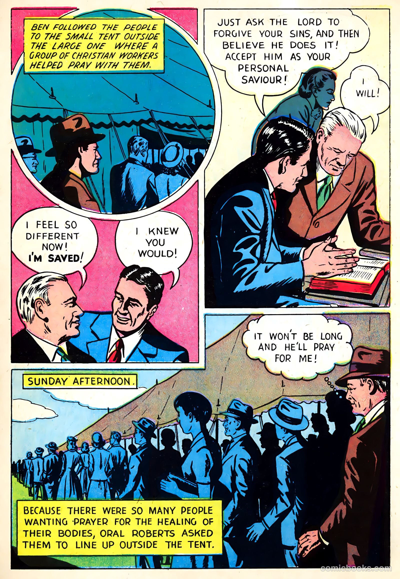 Oral Roberts' True Stories 102 - Now I See #1 — page 31 of 36