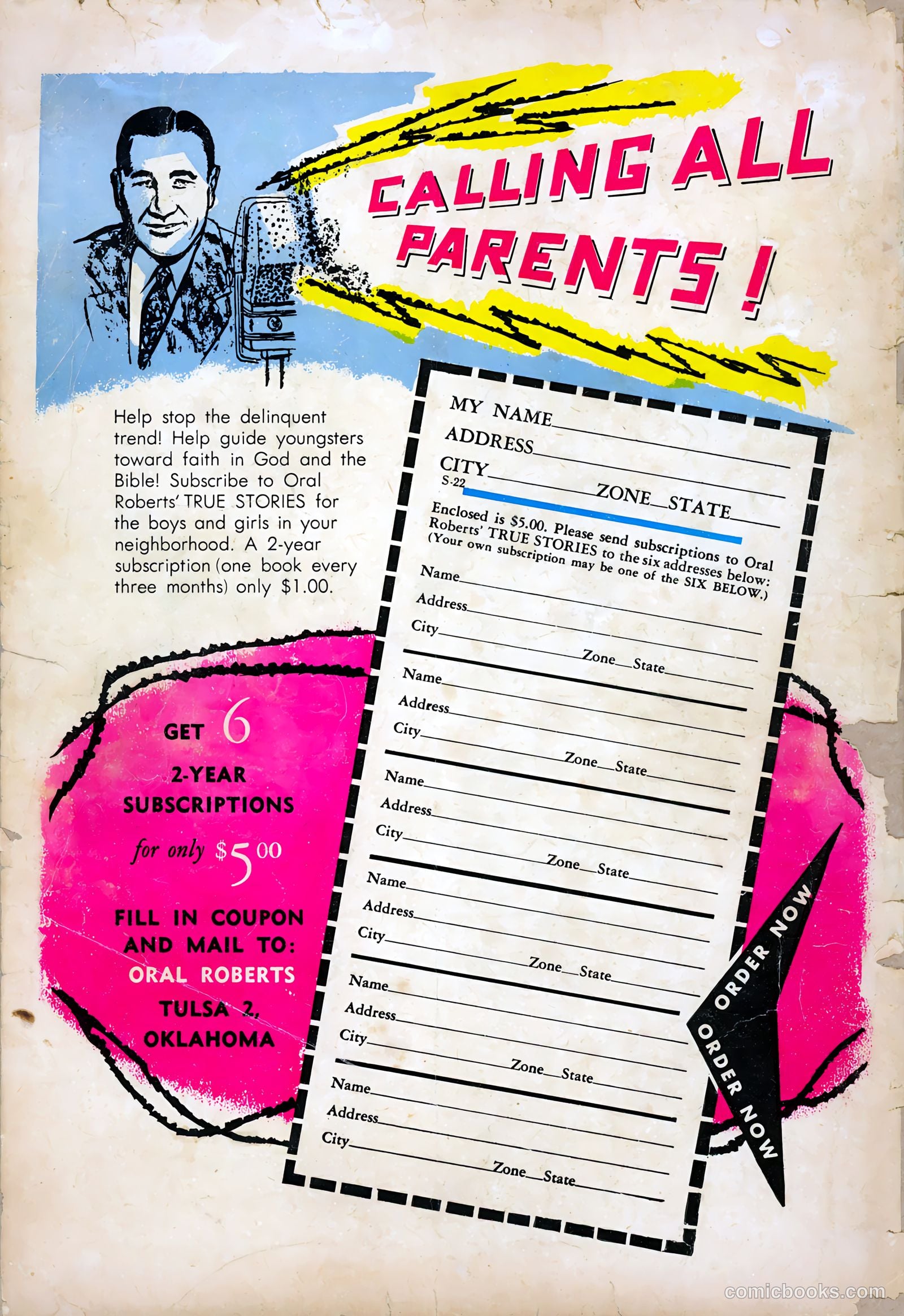 Oral Roberts' True Stories 102 - Now I See #1 — page 36 of 36