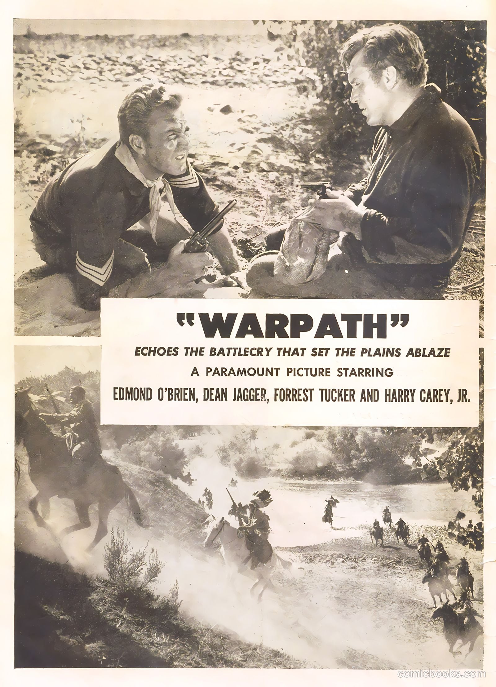 Fawcett Movie Comic 13 - Warpath #1 — page 2 of 36